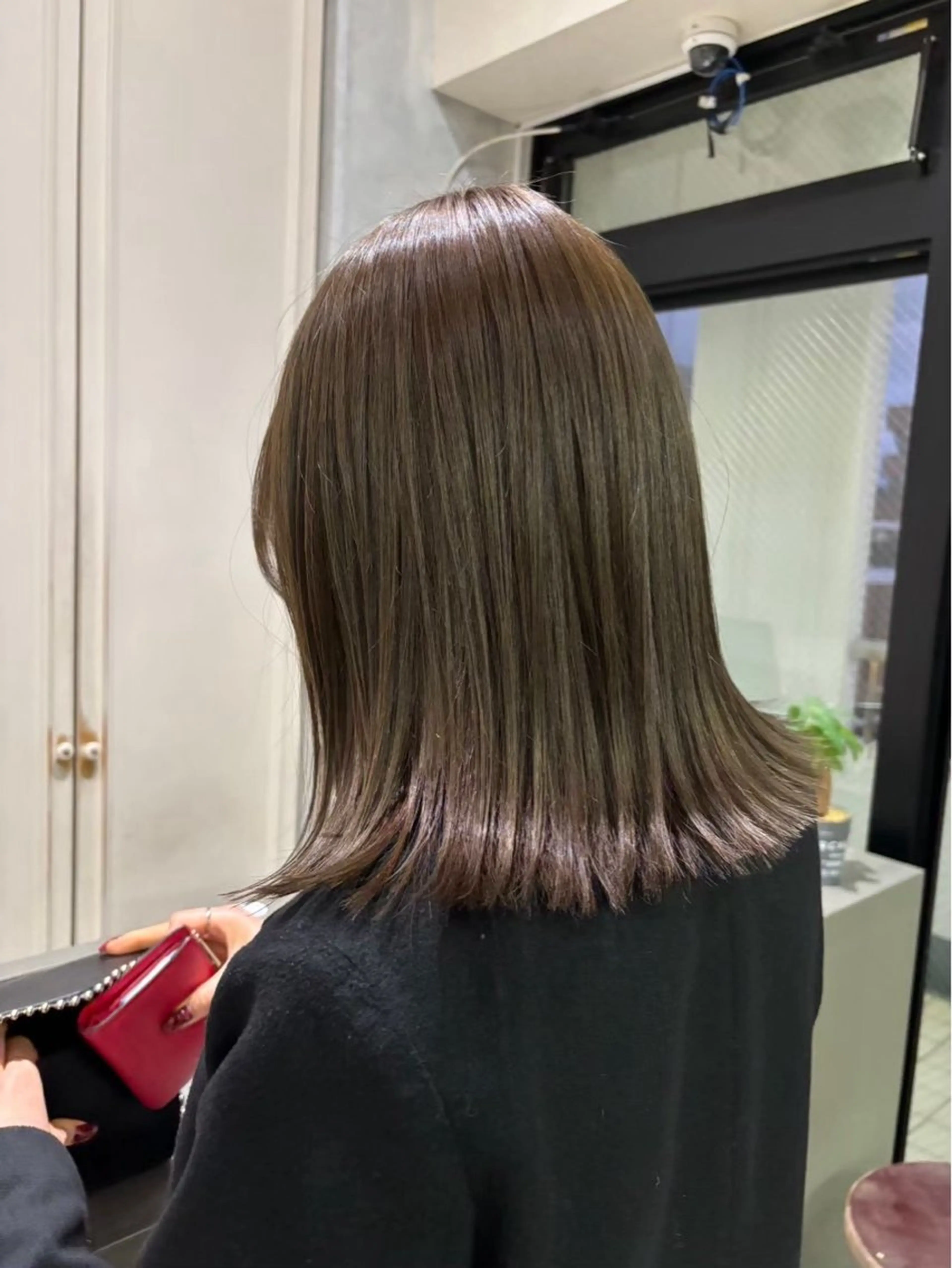 カラー ベージュカラー オリーブベージュ Glimpseあやね 🎀大濠のヘアスタイル