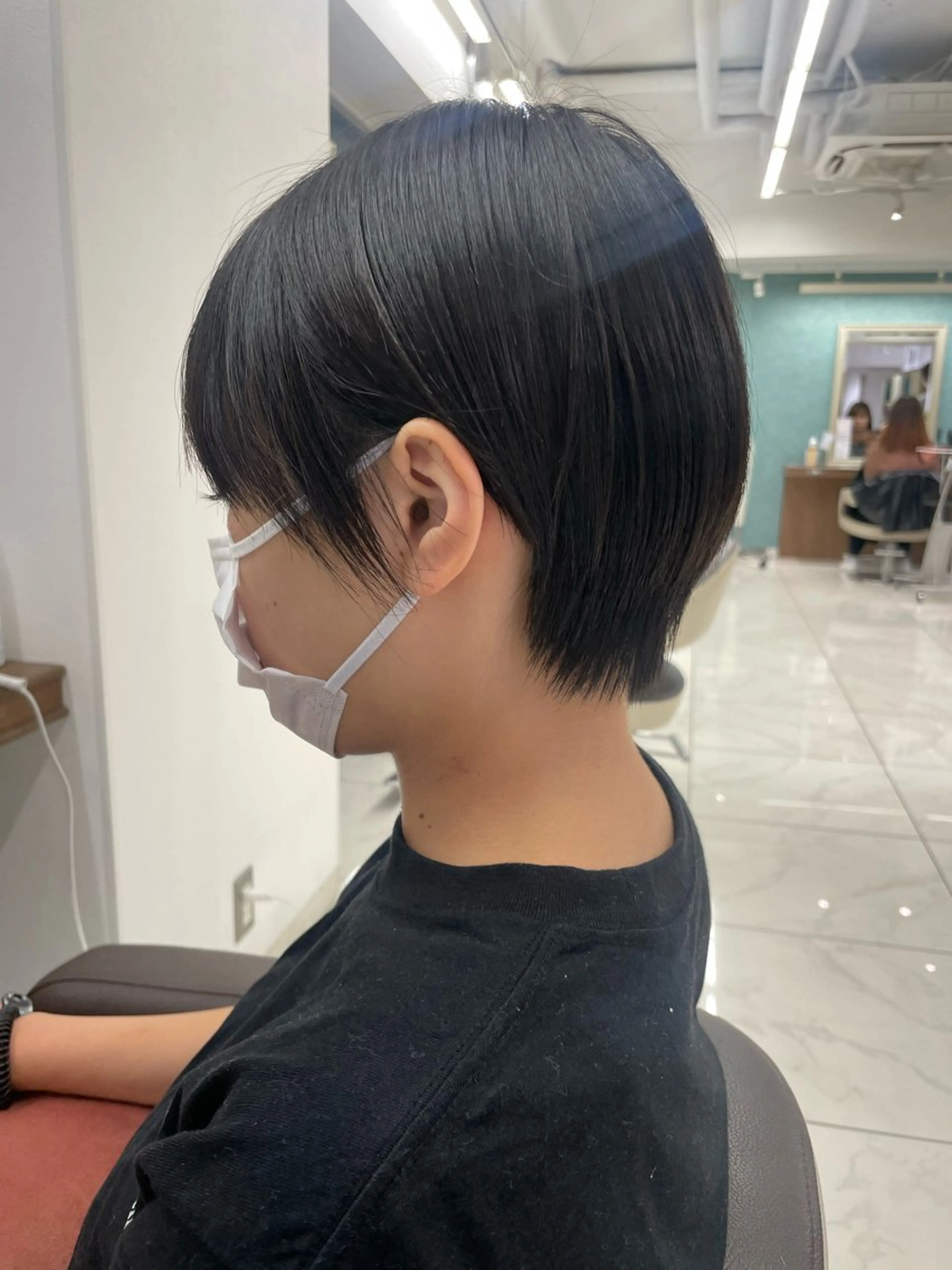 ショート カラー アッシュ ショートヘア カット ヘアカラー 福島成美/髪質改善 縮毛矯正/カラーのヘアスタイル