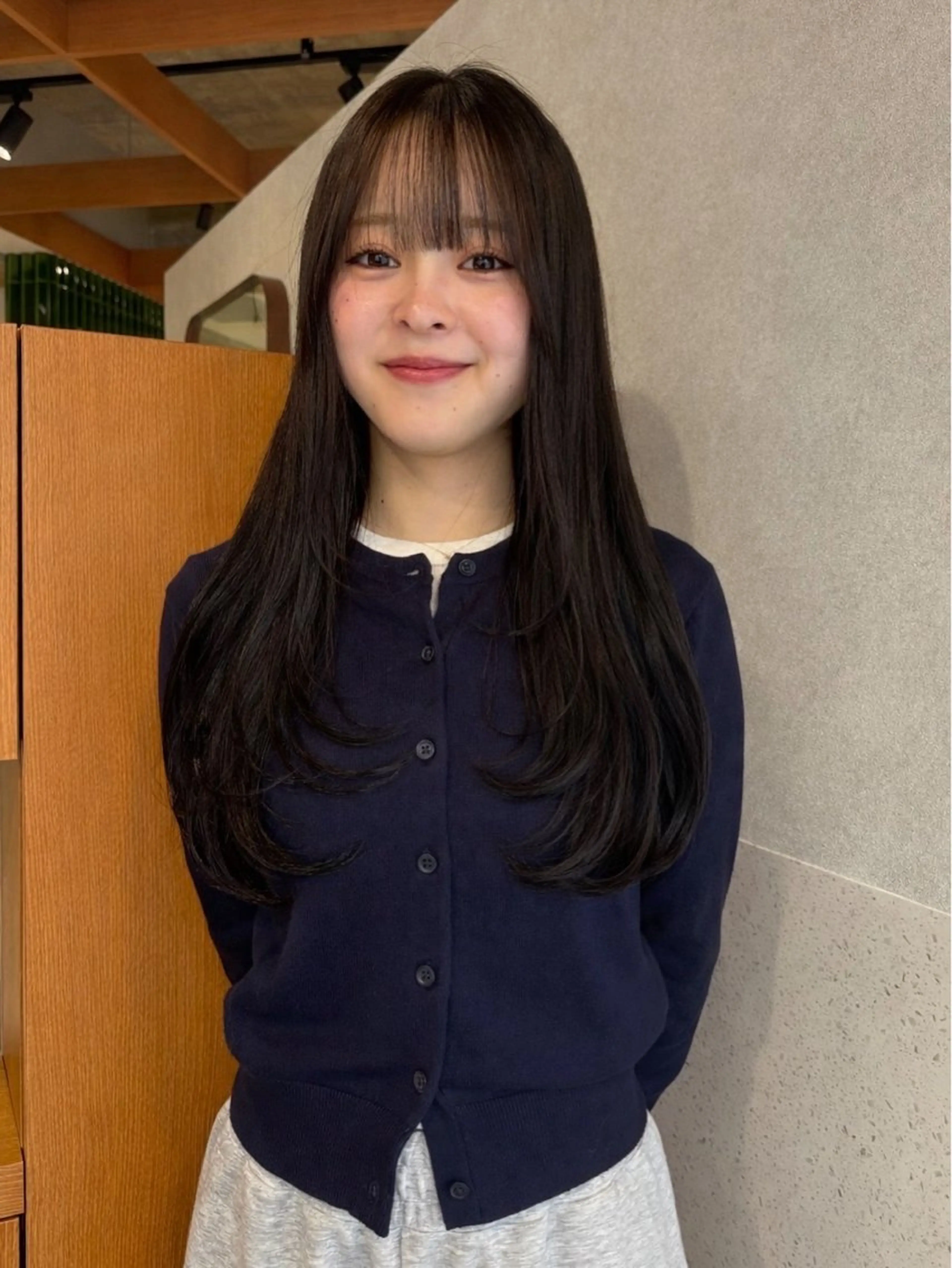 レイヤーカットの写真