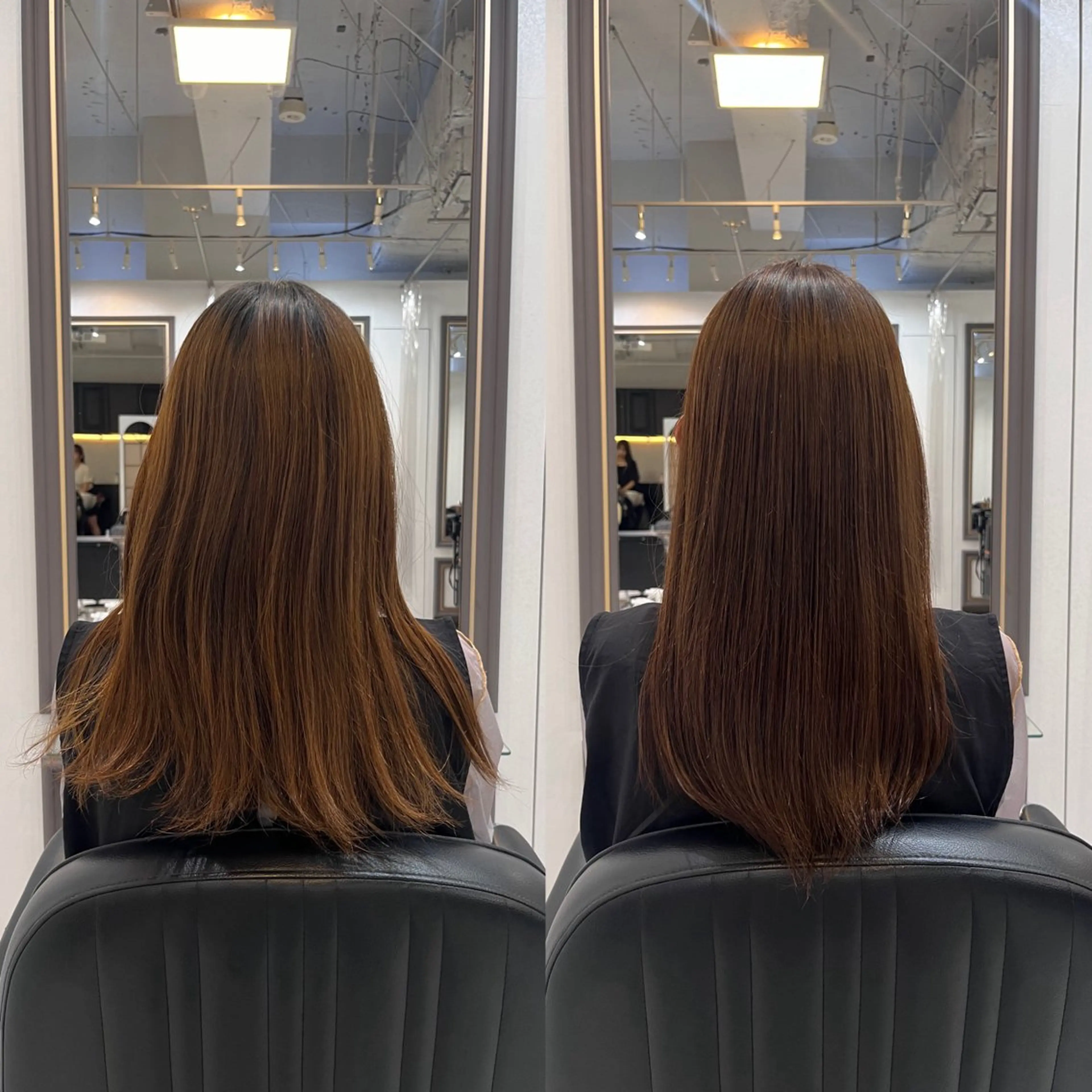 セミロング カラー THE  ESCALA表参道所属・Hana🌷/ 透明感/艶髪/表参道のヘアスタイル