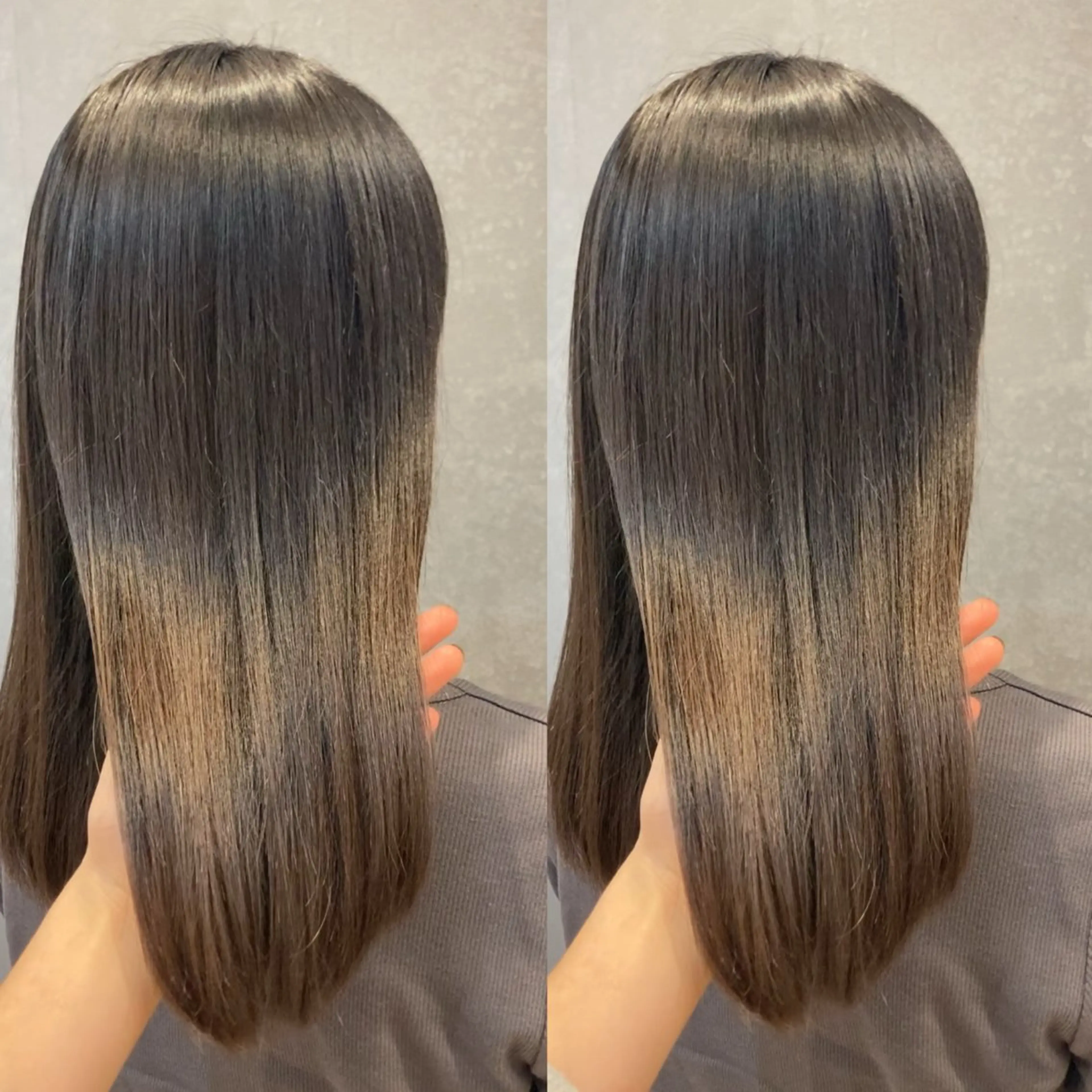 セミロング カラー トリートメント schon所属・み うのヘアスタイル