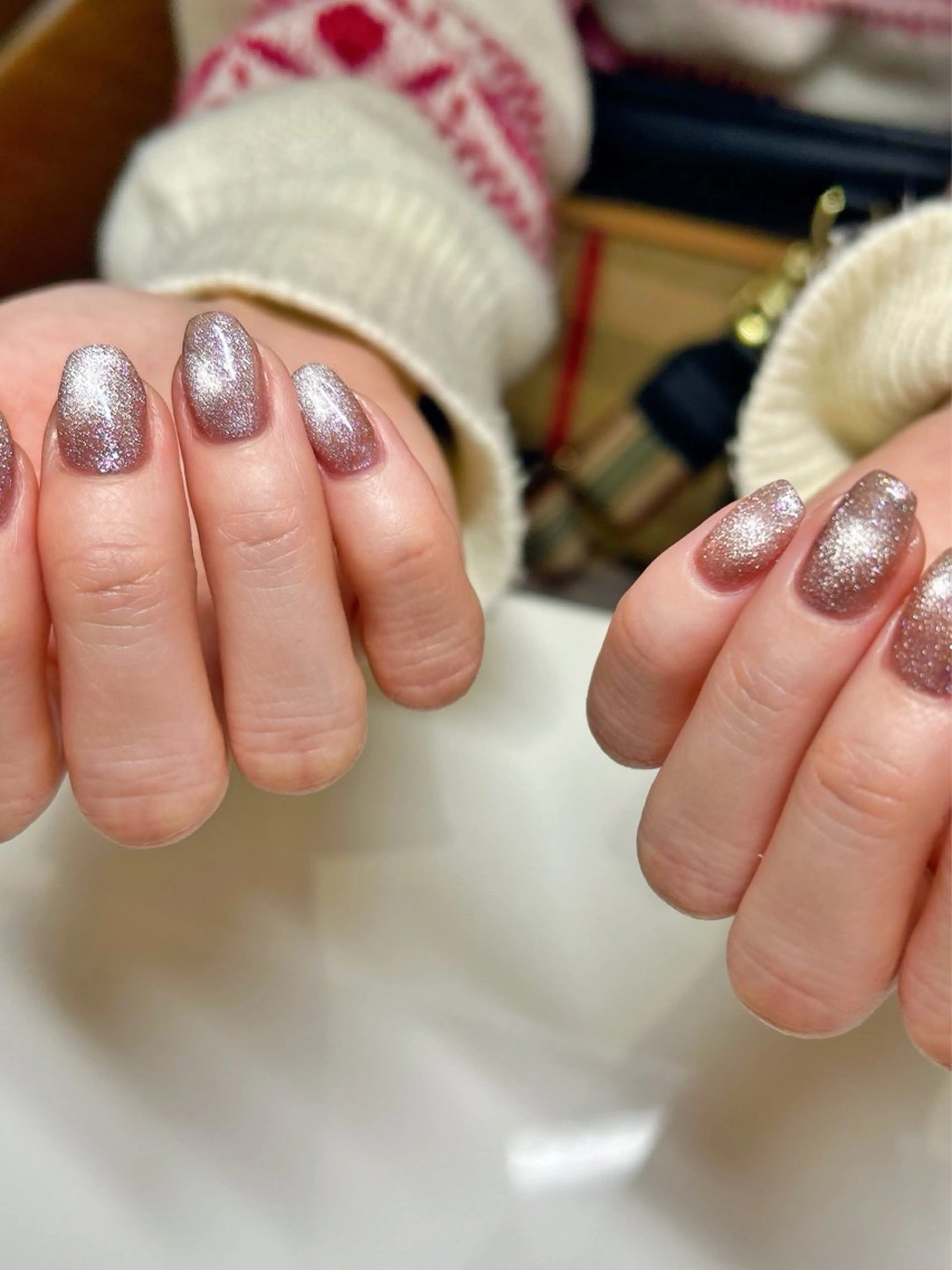 ネイル マグネットネイル ハンドネイル nail salon＆school felice所属・フェリーチェ瑞江店 新山のネイルデザイン