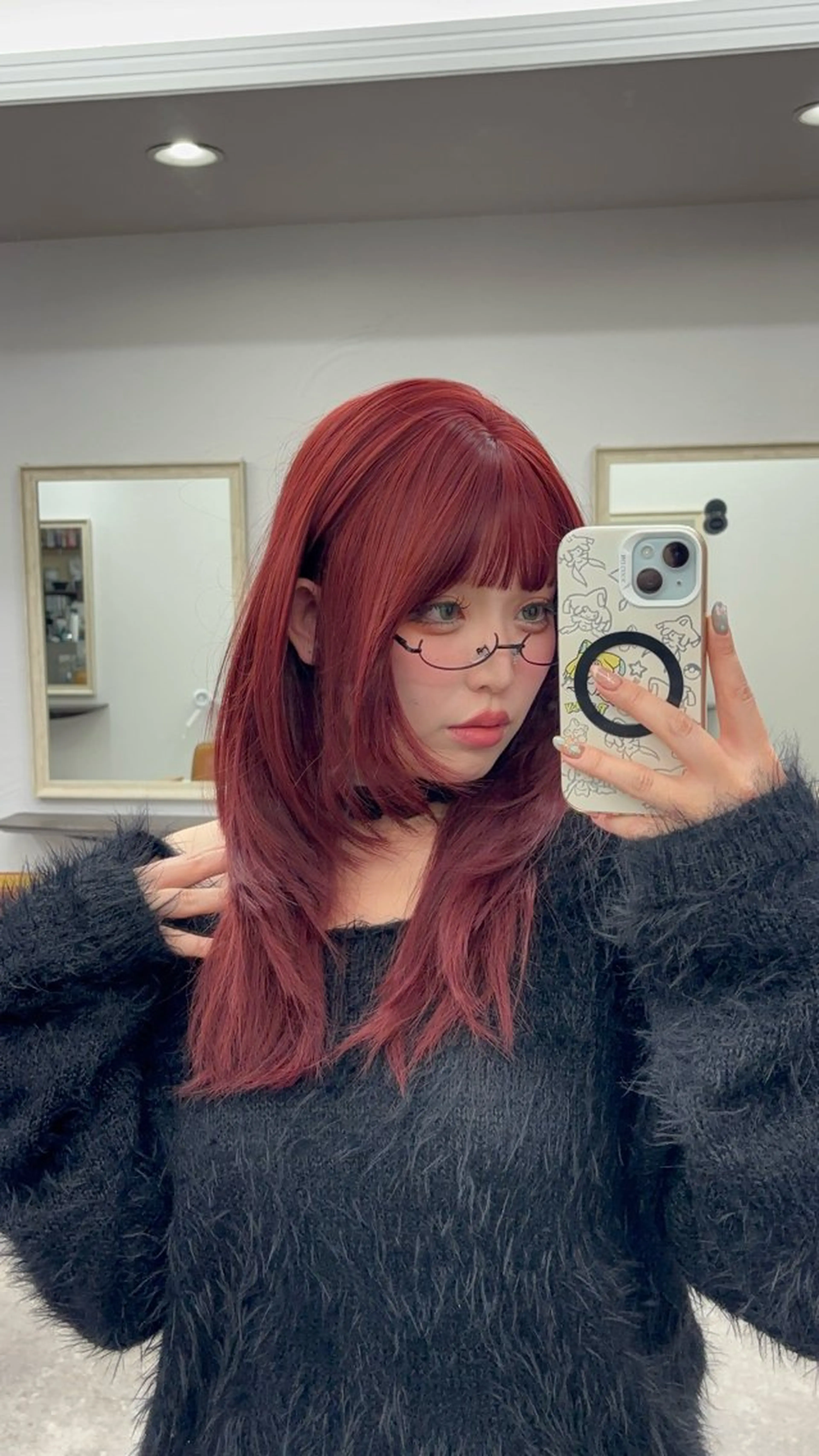 カラー＆ヘアメイク、ポイントメイク（撮影込み）＋ケア剤＆ケラチントリートメント(補足必読)の写真