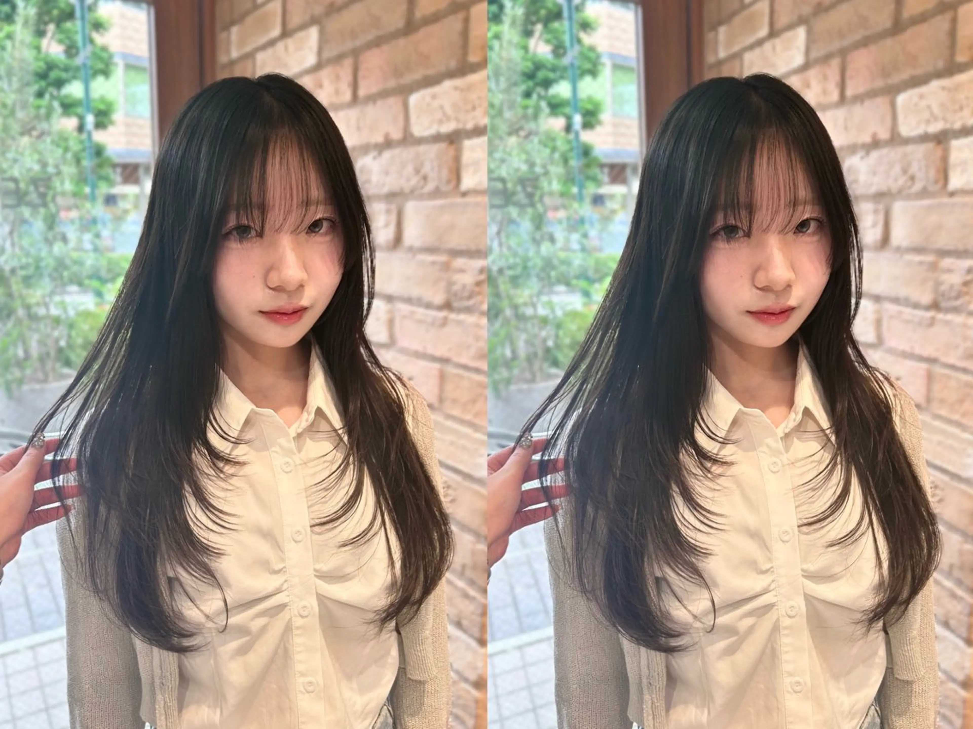 ロング レイヤーカット 【髪質改善】 優菜のヘアスタイル