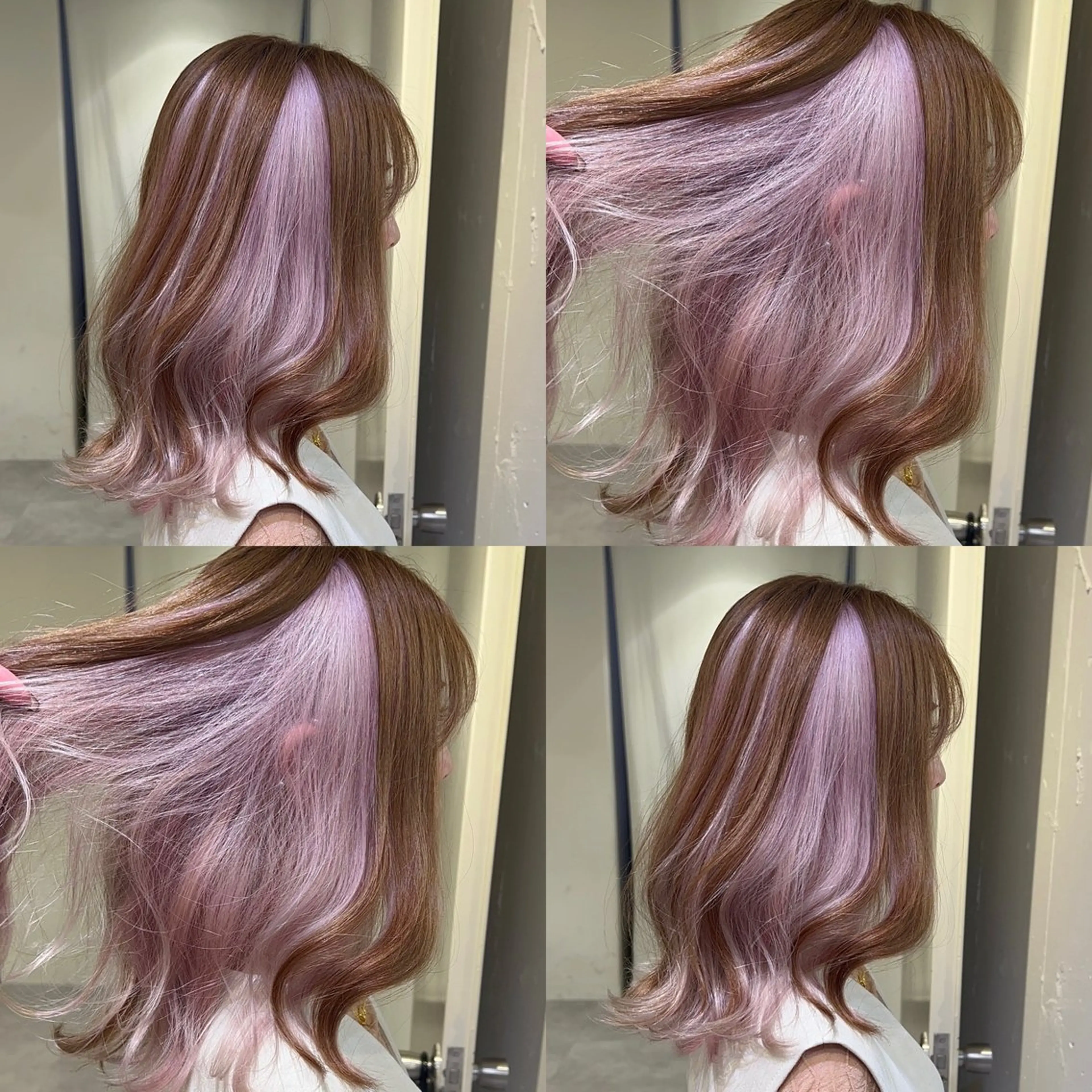 【当日限定】🧚🏻‍♀️メンテカット＋インナーカラーorイヤリングカラー（もみあげ）🍒＋プチトリートメント🍒の写真