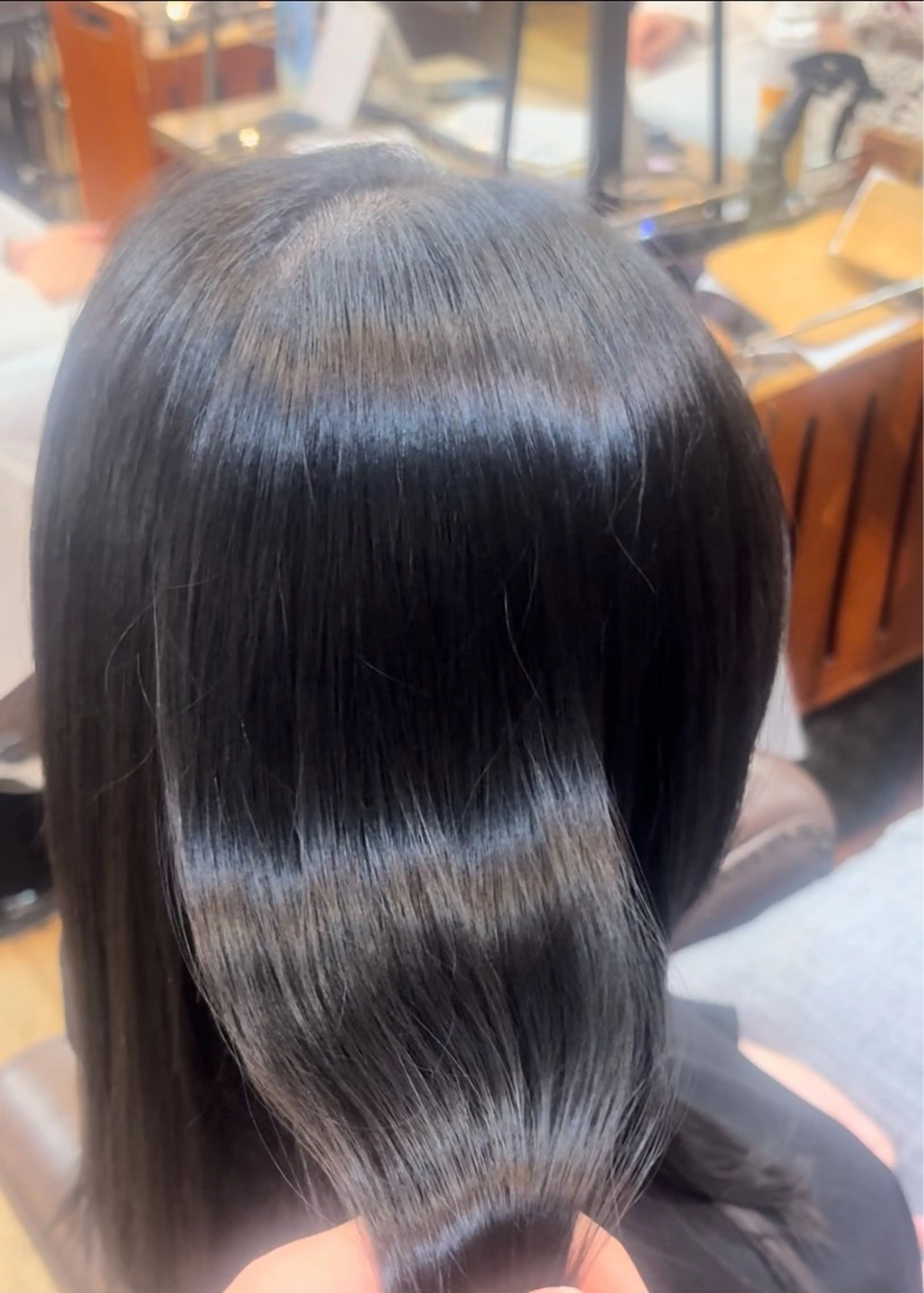 セミロング トリートメント カラー/縮毛矯正 さくらのヘアスタイル