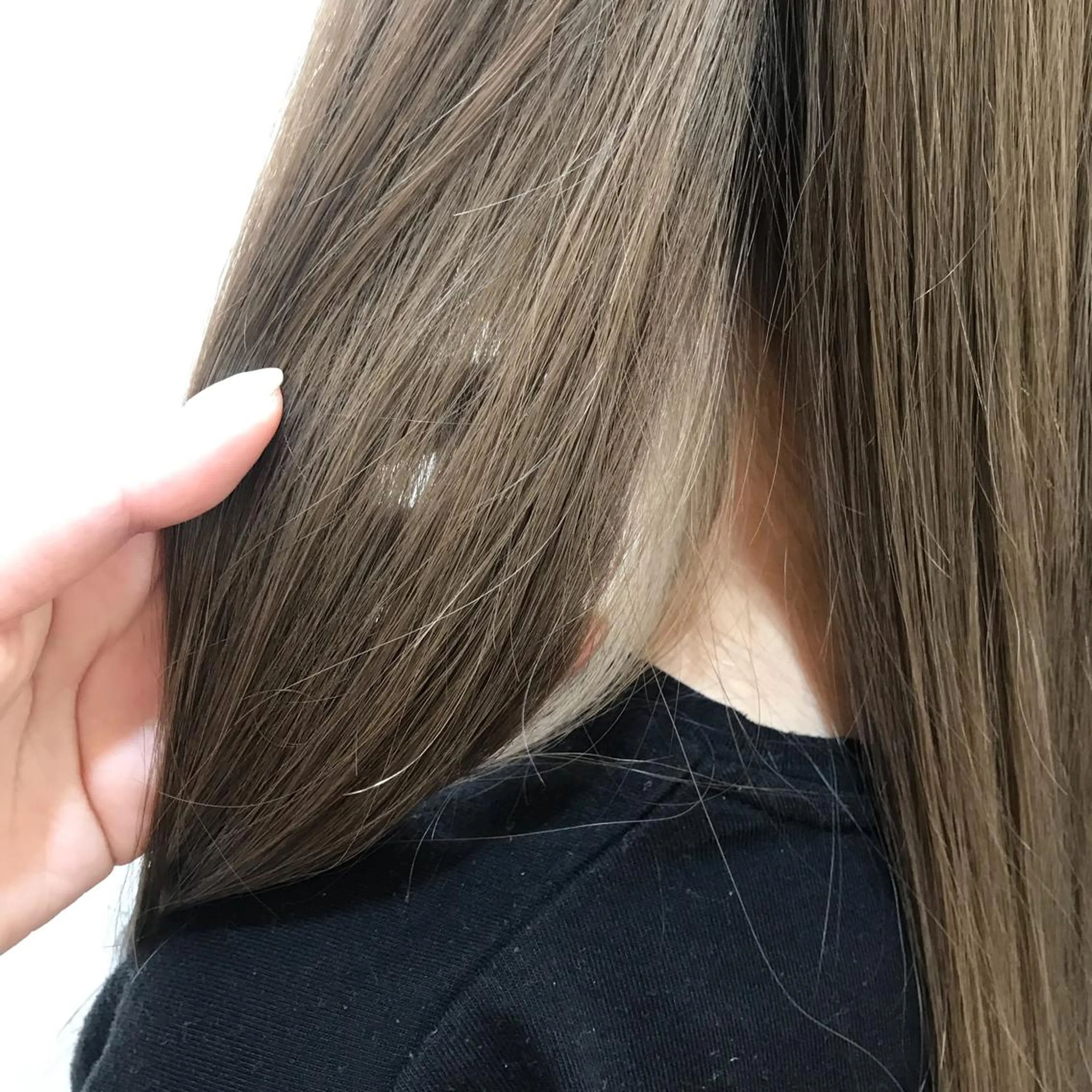 ロング カラー ベージュカラー ミルクティーベージュ Hair Musee   柱店所属・topstylist 吉住 早織のヘアスタイル