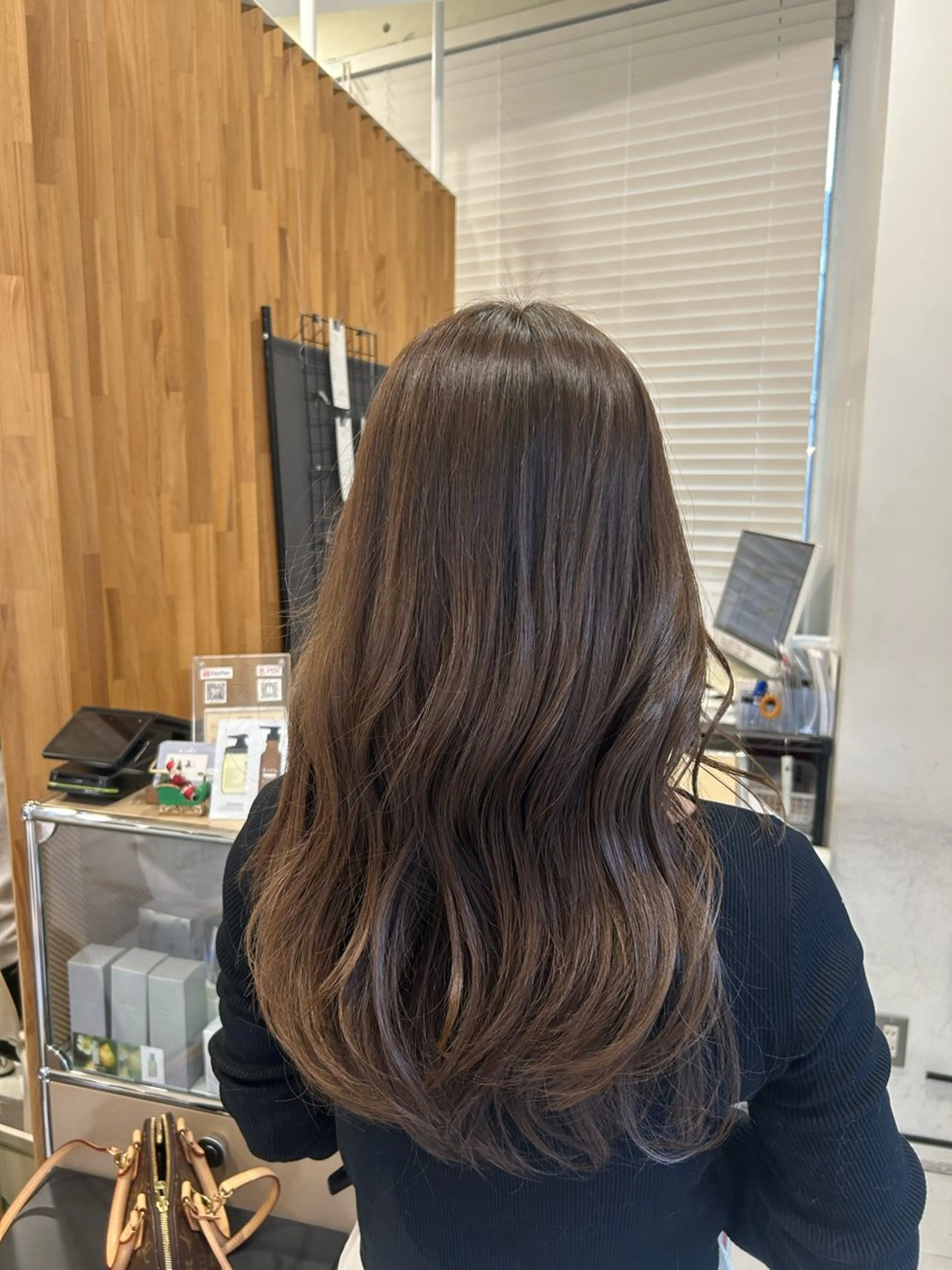 ロング カット ヘアカラー トリートメント 韓国ヘア ‎⟡.·KANA🐥のヘアスタイル