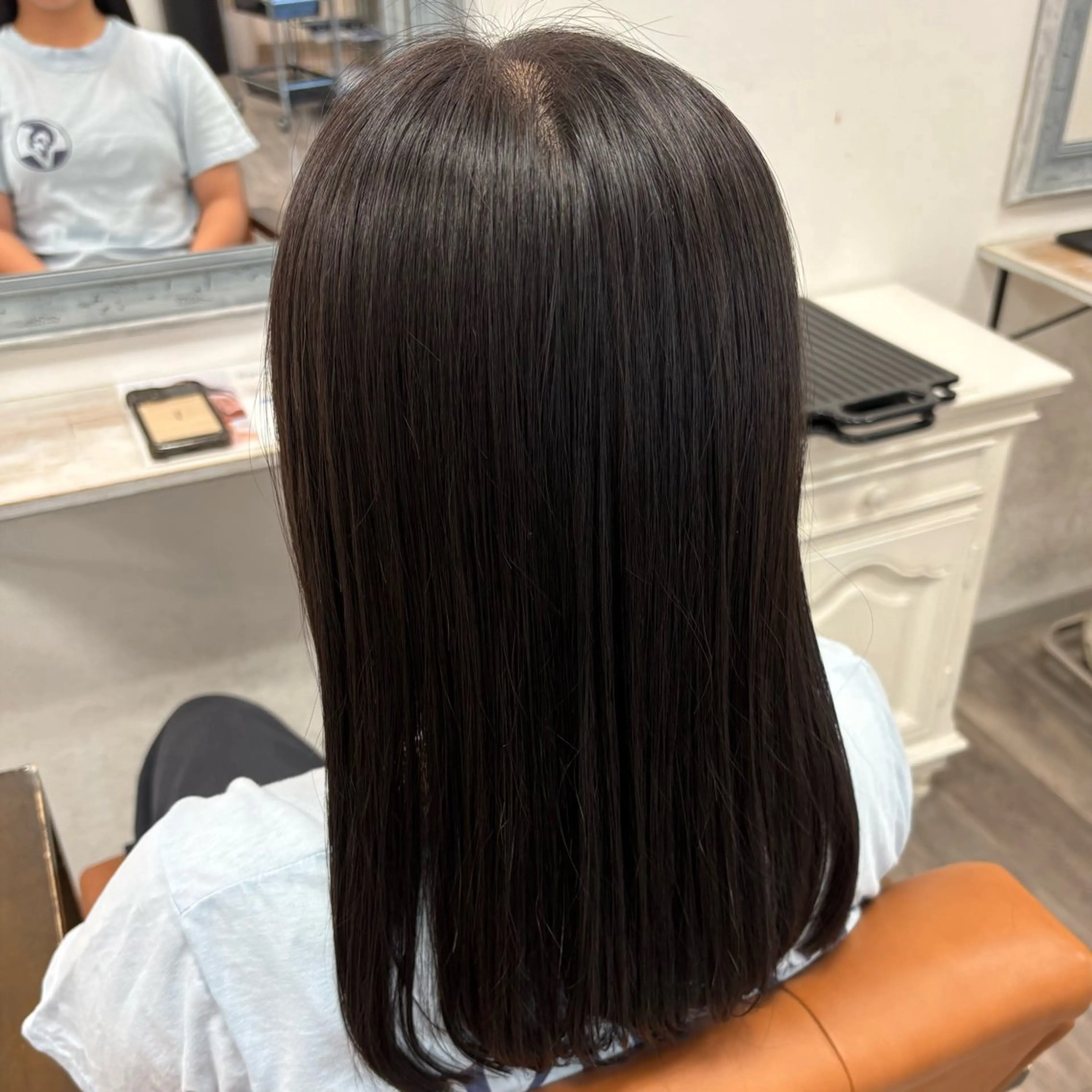 ロング カット ヘアカラー トリートメント 艶カラー/ レイヤー/あいりのヘアスタイル