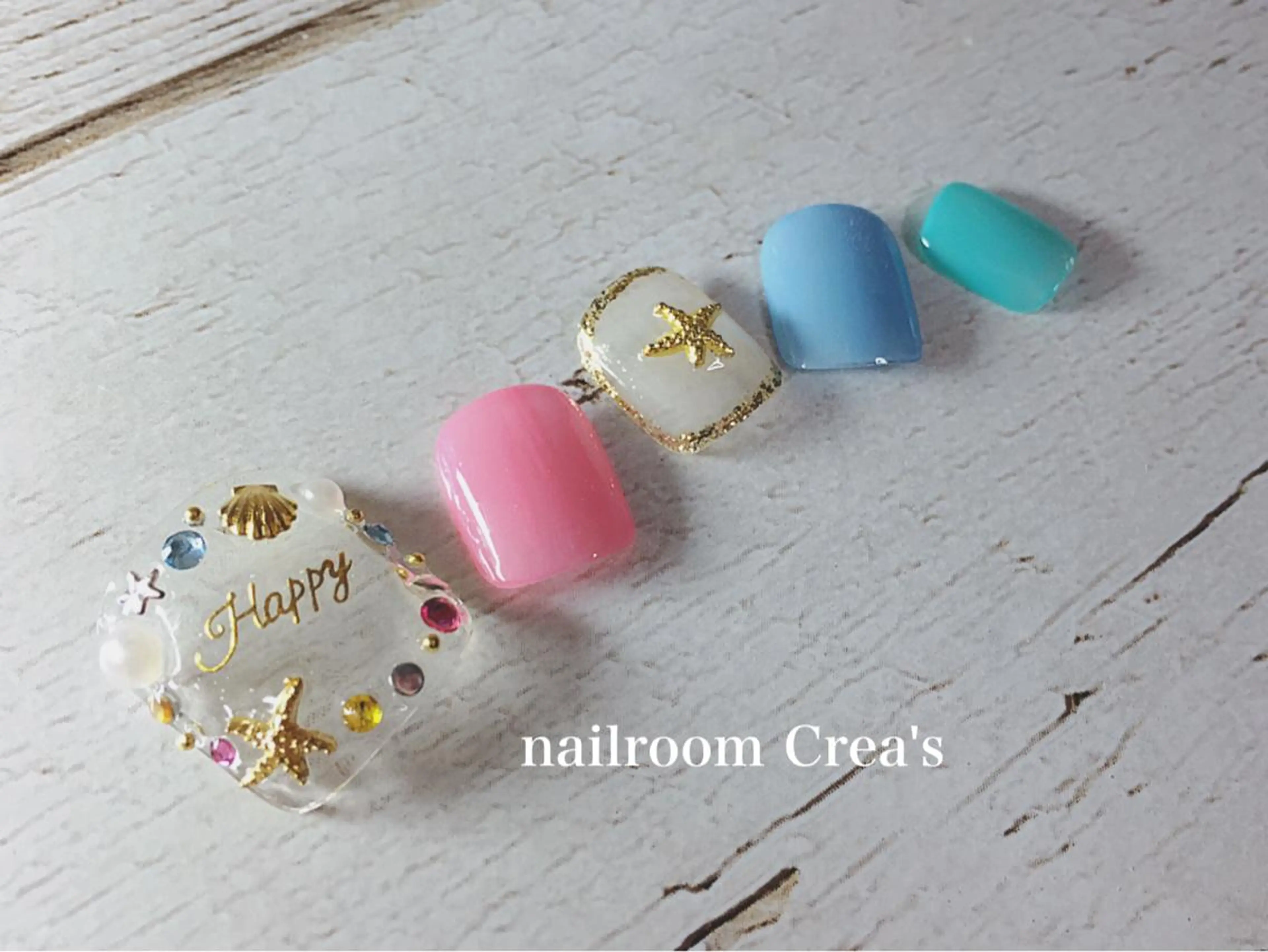 ネイル クリアネイル nailroom Crea'sのネイルデザイン