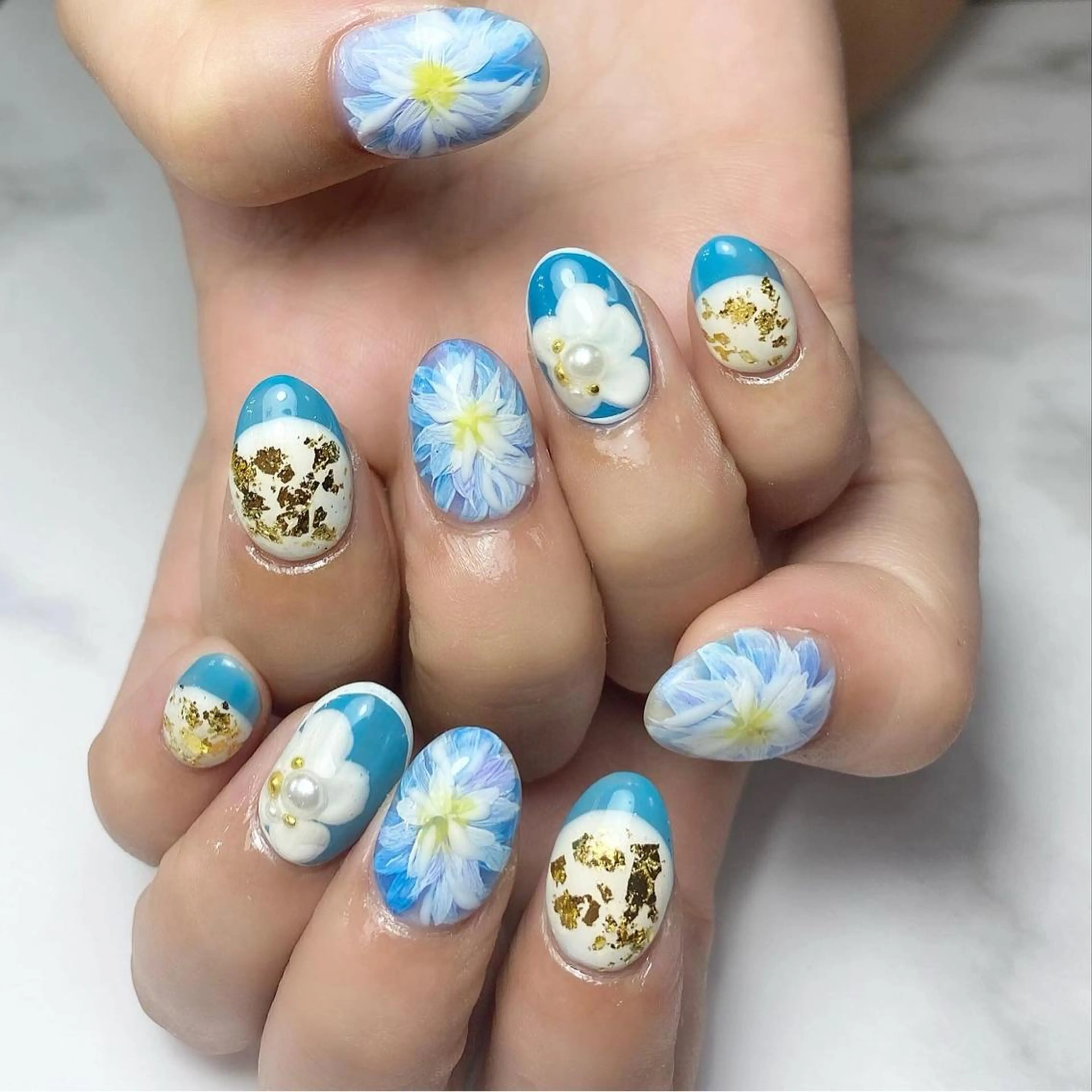 ネイル フラワーネイル Nail ameria megu所属・ameria meguのネイルデザイン
