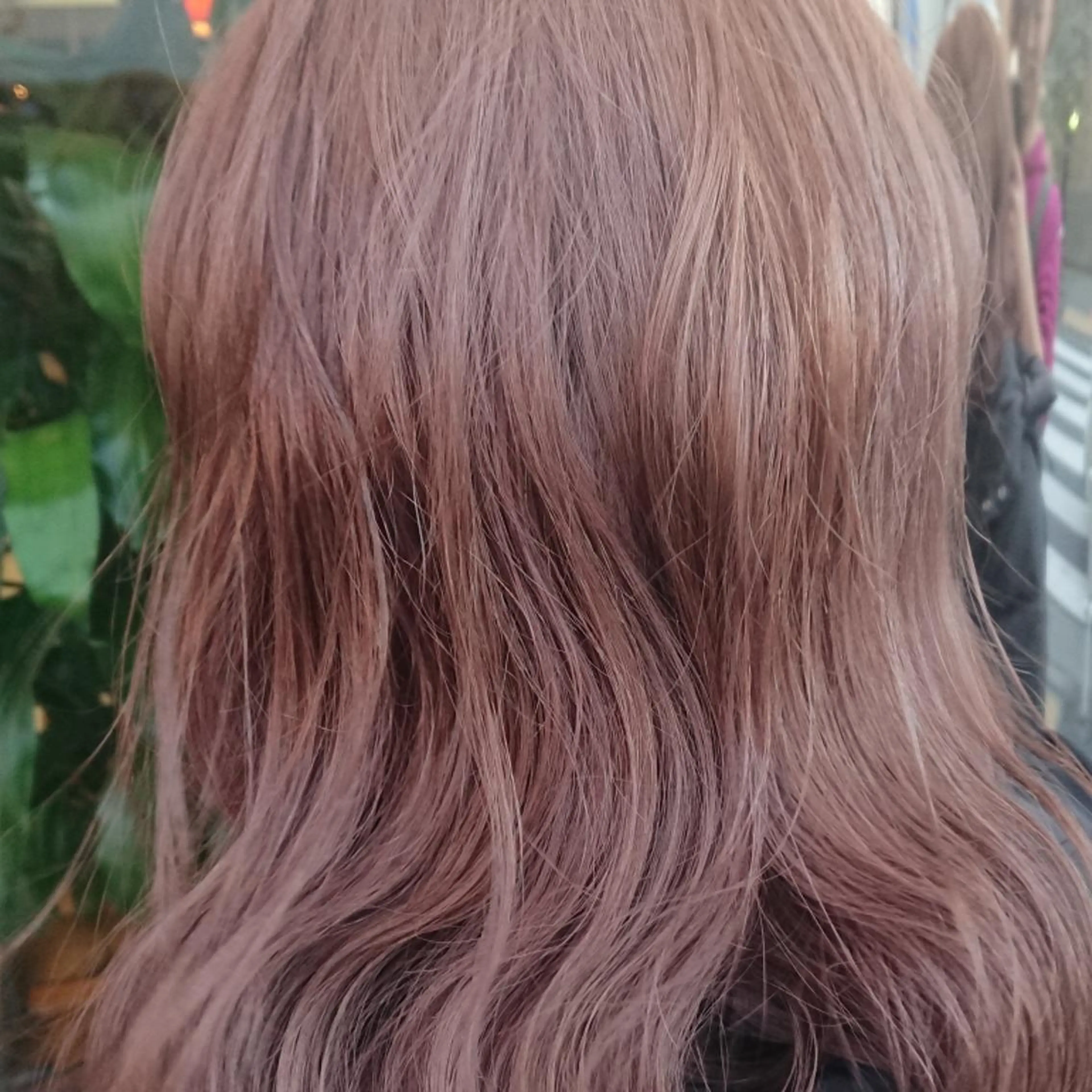 ミディアム カラー ベージュカラー ピンクカラー ピンクベージュ 田邉 俊和のヘアスタイル