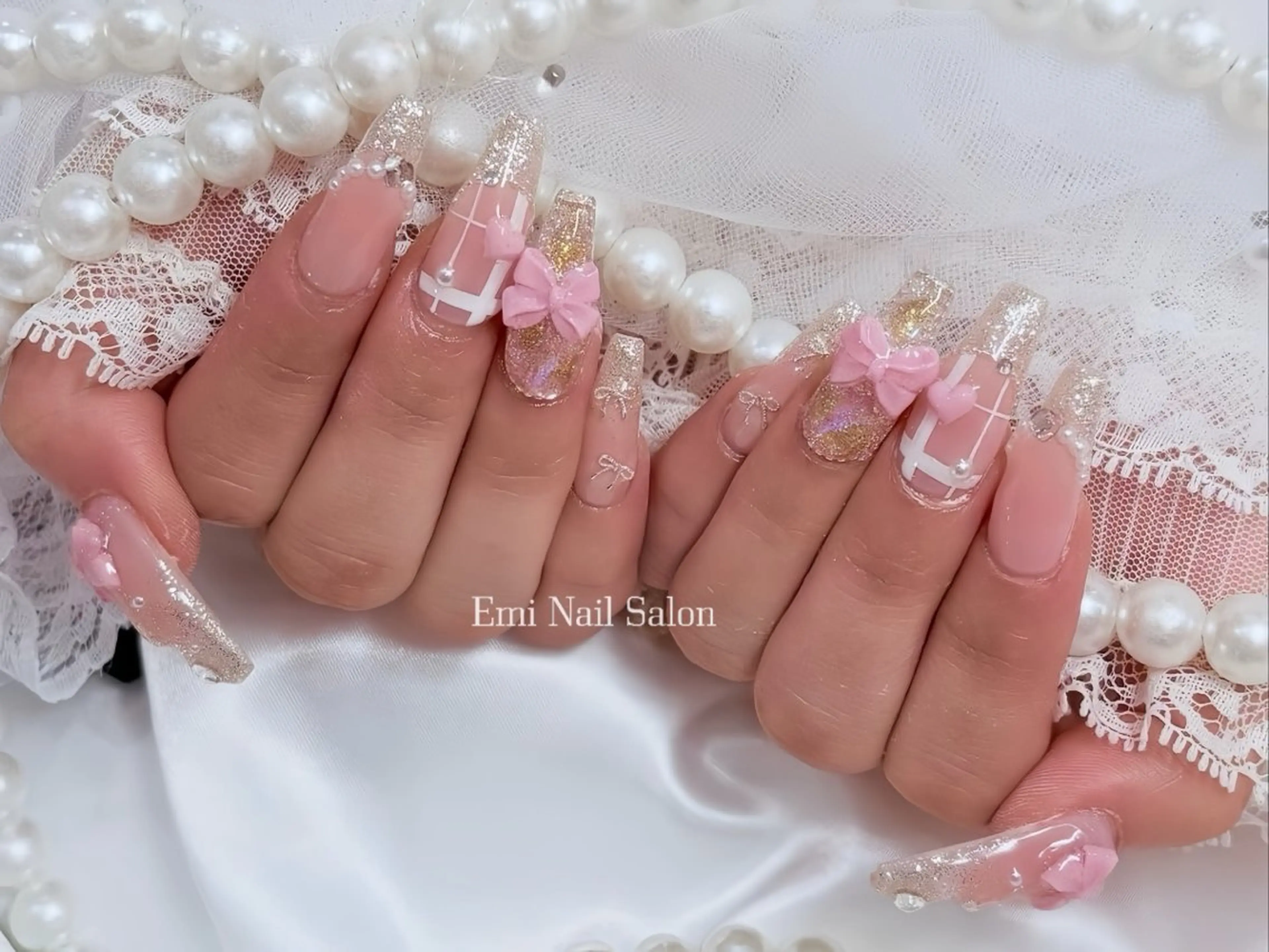 ネイル アートネイル ジェルネイル ネイルチップ Rin Nail 新大久保店のネイルデザイン