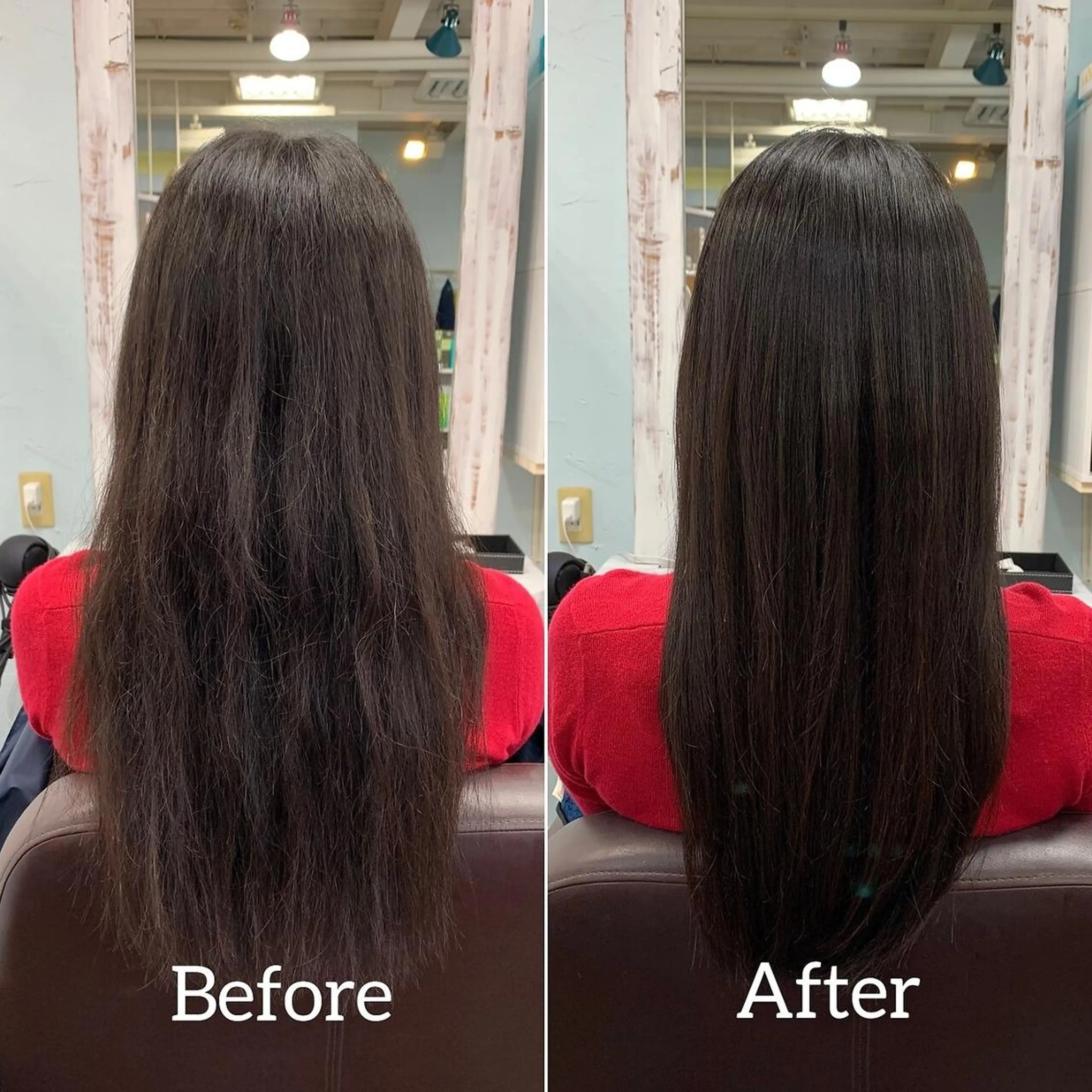 ロング 縮毛矯正 トリートメント .5 by soleil 小松店のヘアスタイル