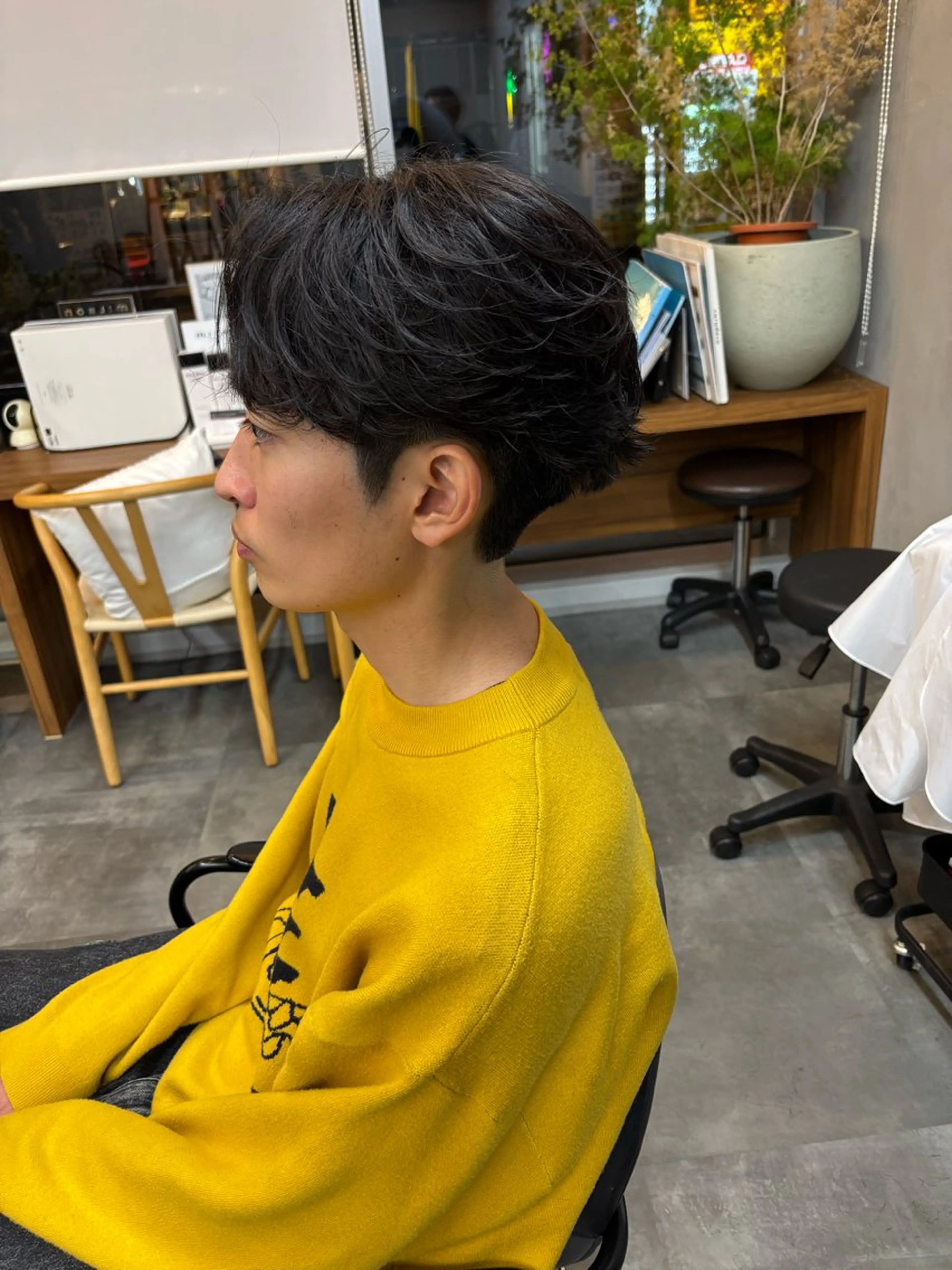 ショート メンズ カット パーマ 鹿児島 TSUBASAのヘアスタイル