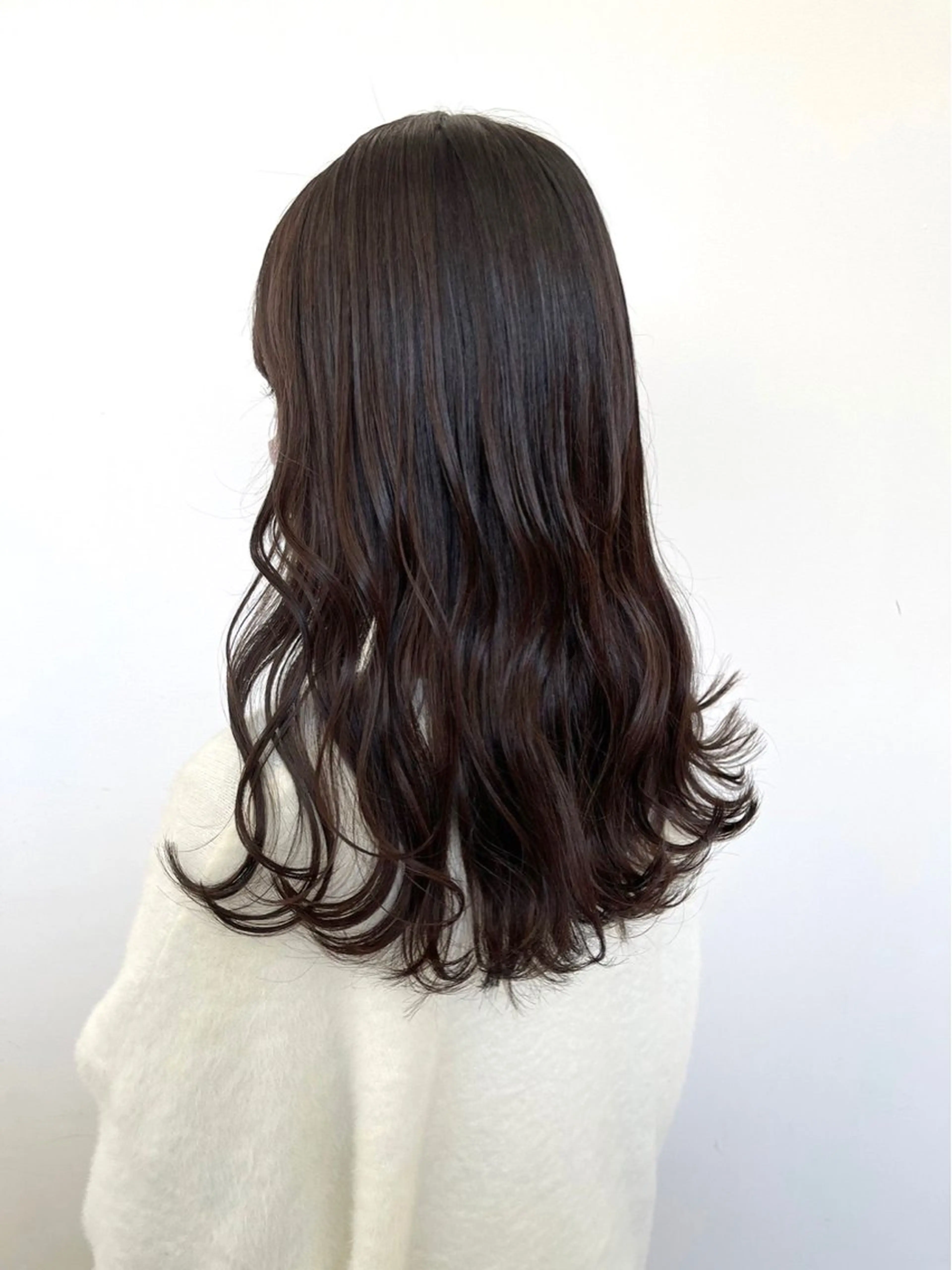 セミロング カラー ParveMix いしいまお🌼のヘアスタイル