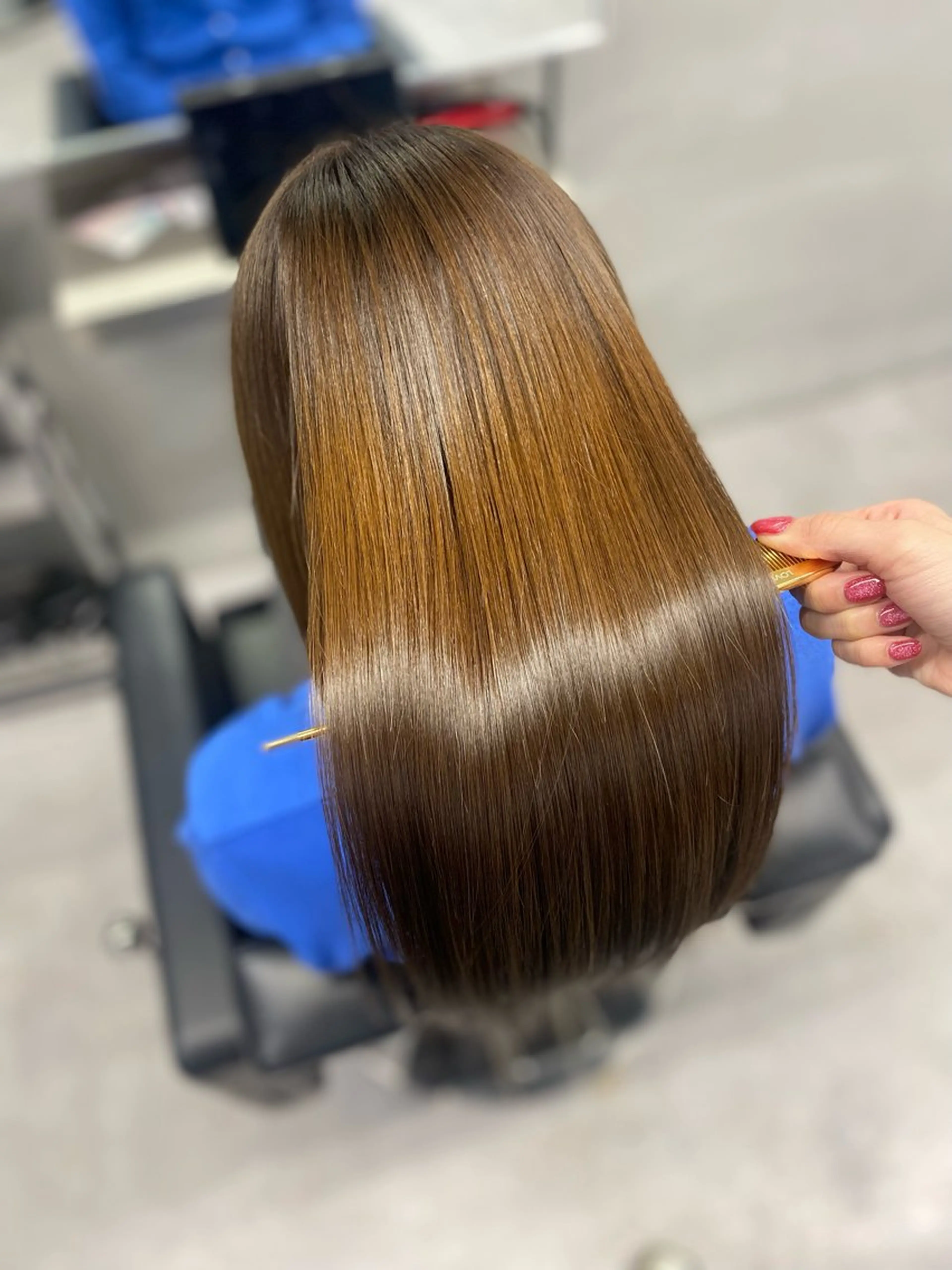 ロング トリートメント 艶髪/縮毛矯正 🫧辻野海羽のヘアスタイル