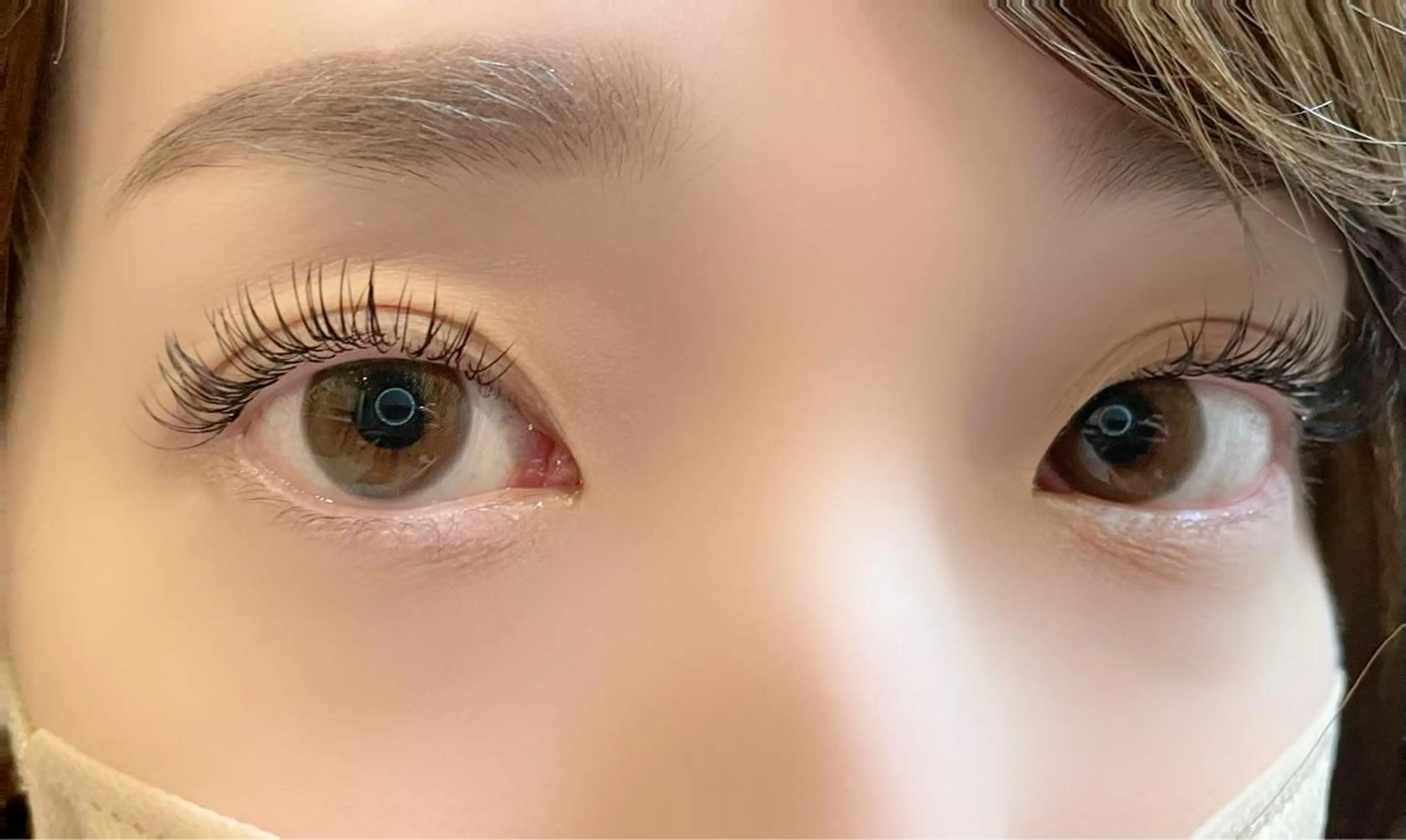 パリジェンヌ＋マツエク（フラットラッシュ100本）　　　パリエク！人気No.1！の写真