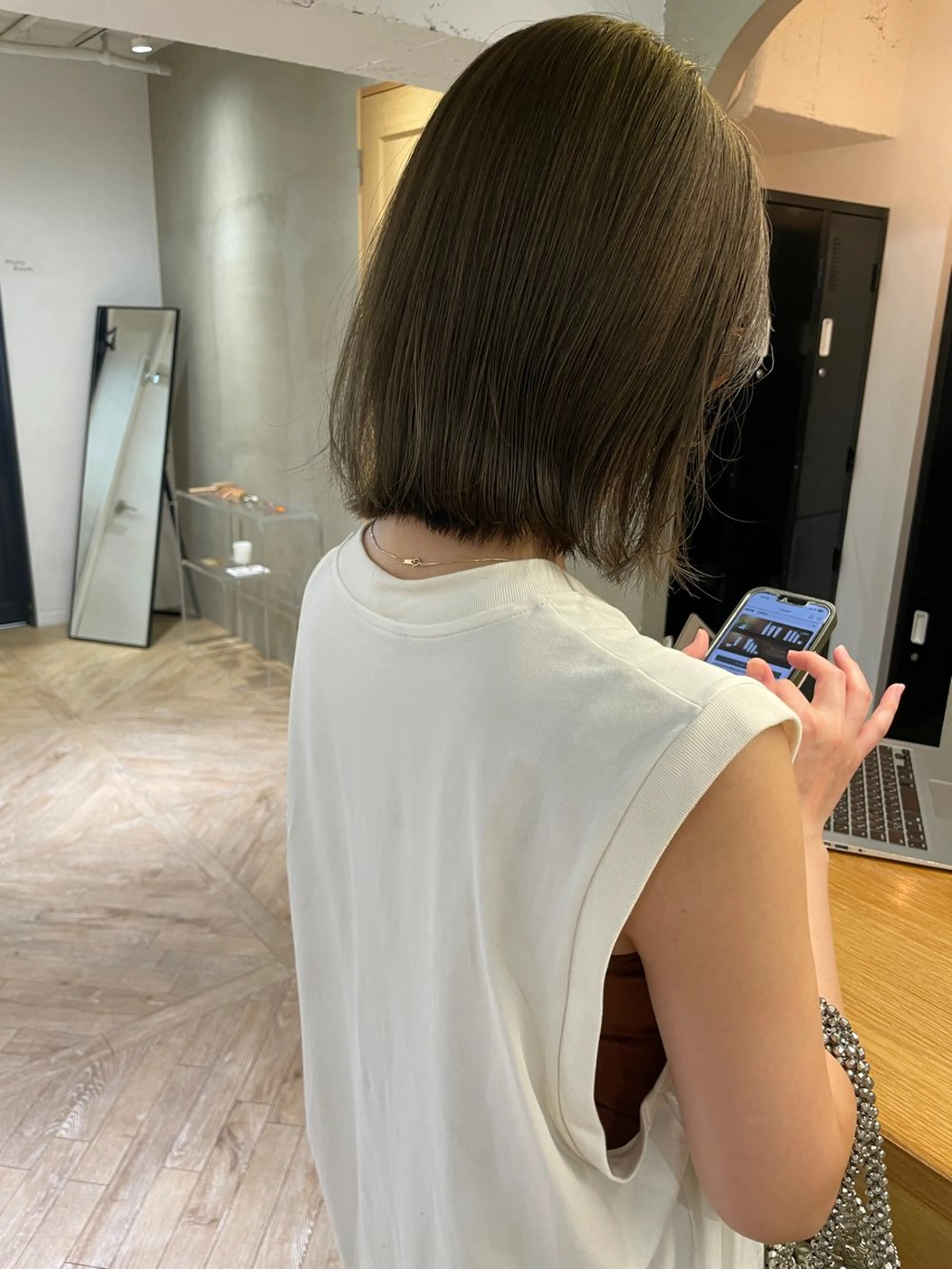 ミディアム 透明感🎀LOREN エリコ🌈のヘアスタイル