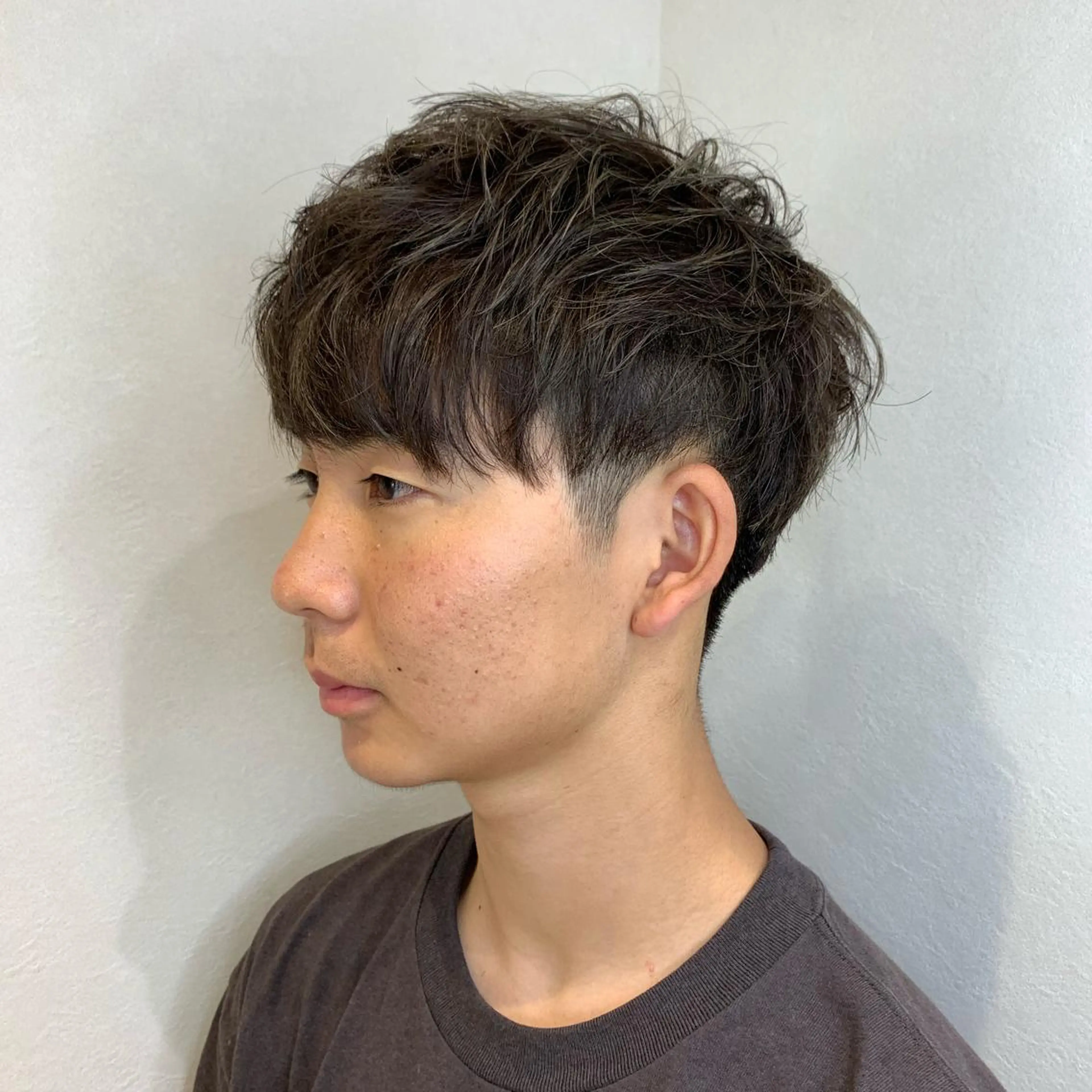 ショート カラー メンズ メンズハイライト マッシュ ハイライトカラー 3Dハイライト ハイライト Vir by browのヘアスタイル