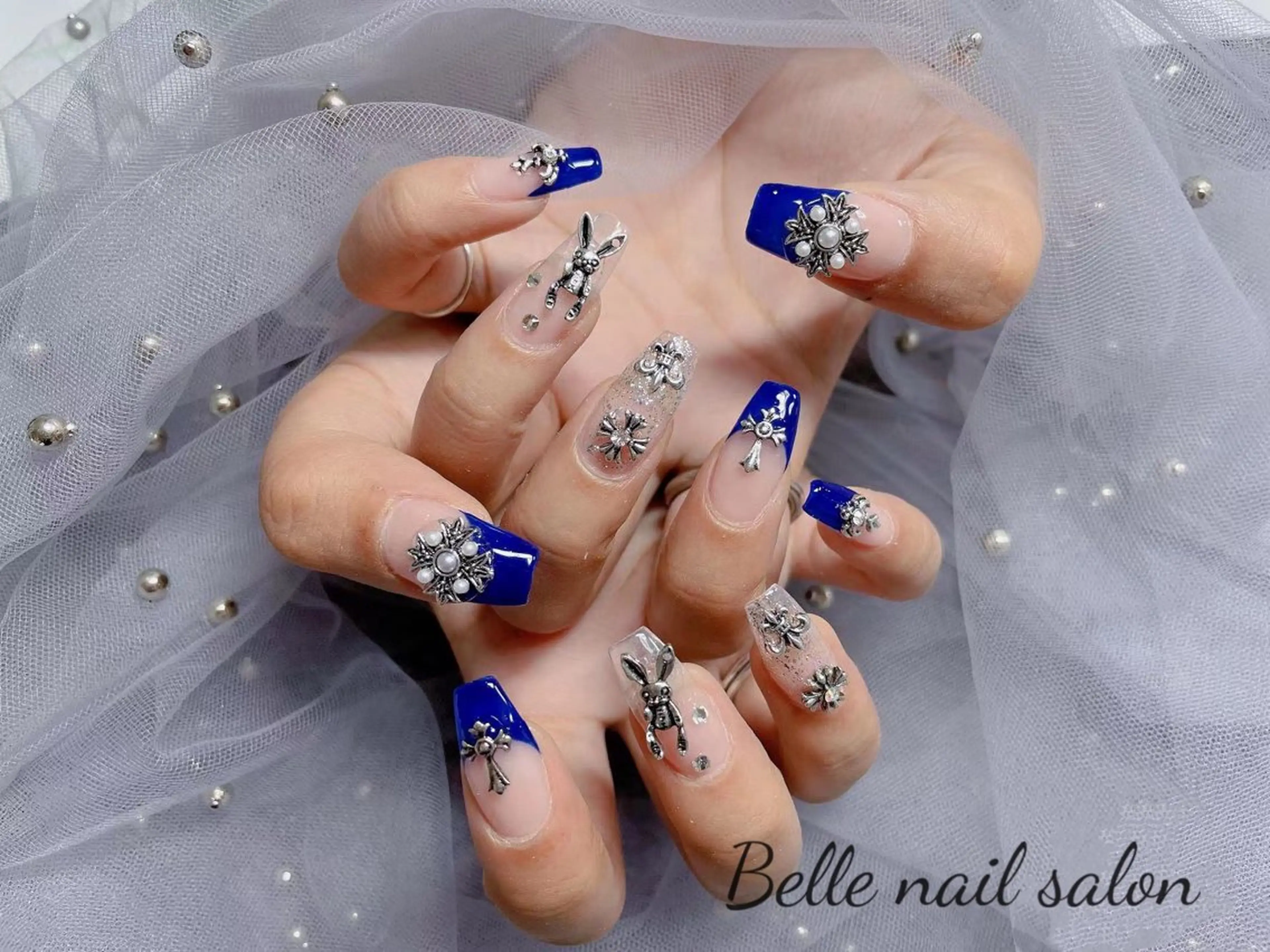 ネイル オーロラネイル フットネイル 韓国ネイル ラメ(グリッター) ラメグラデーション ハンドネイル Belle nail salon 新小岩のネイルデザイン