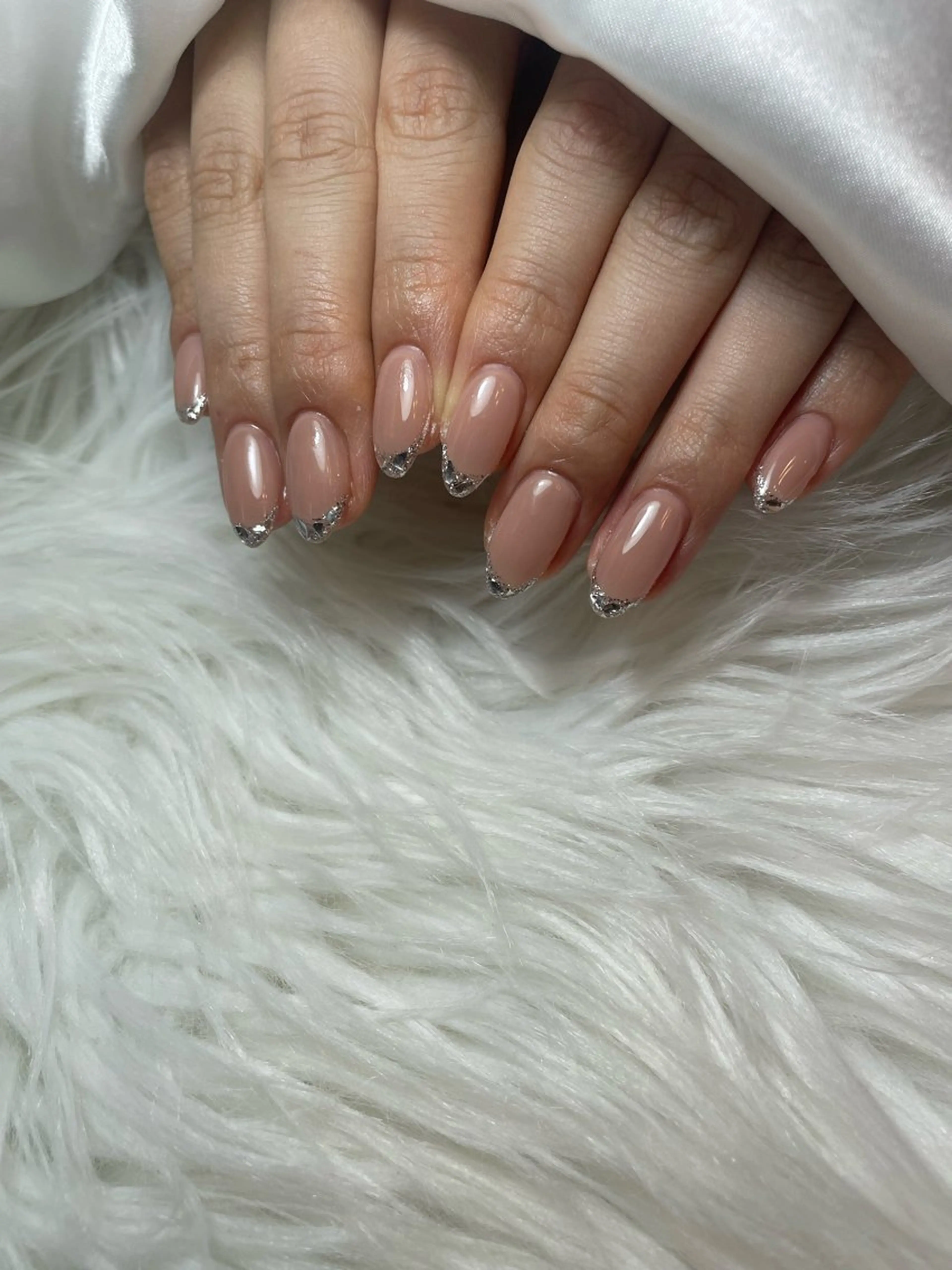 ネイル ブルー キラキラネイル 韓国ネイル マグネットネイル シンプルネイル ハンドネイル timtam --sakiのネイルデザイン