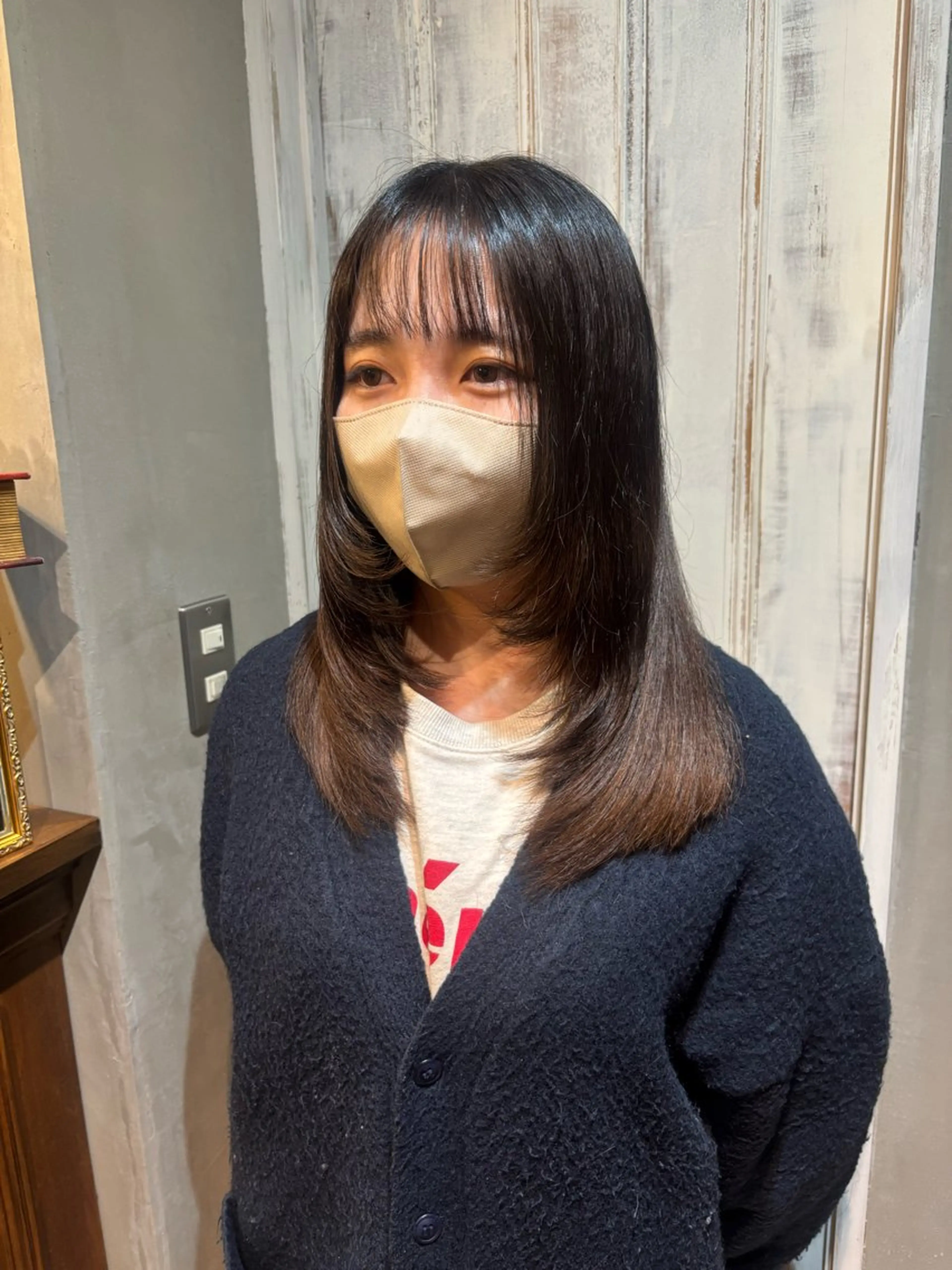 ロング ハイレイヤー レイヤーカット saya 🧸 カット/縮毛矯正のヘアスタイル