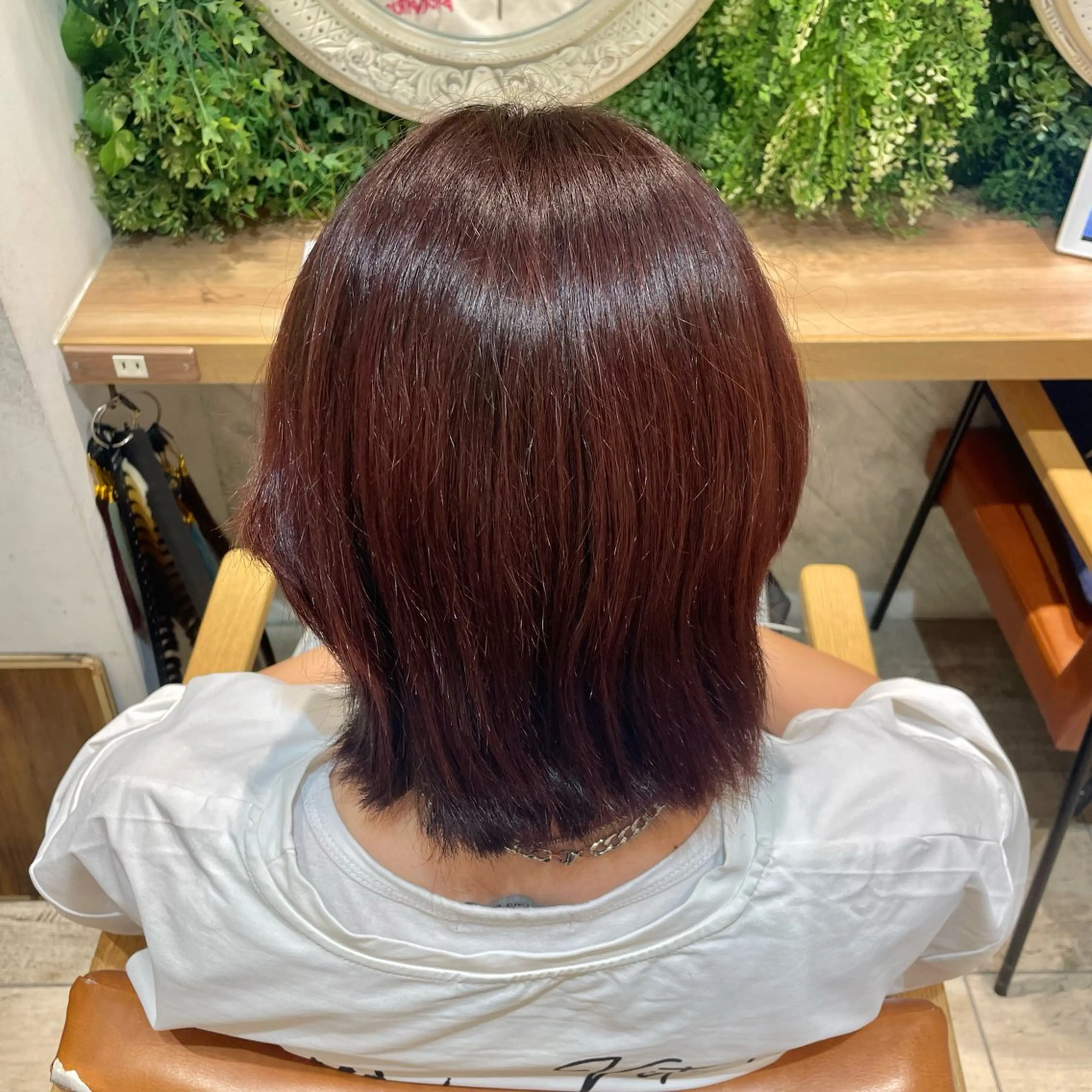 カラー メンズ ヘアカラー トリートメント 横浜パーマ🌐 暖色カラー🍒もえかのヘアスタイル