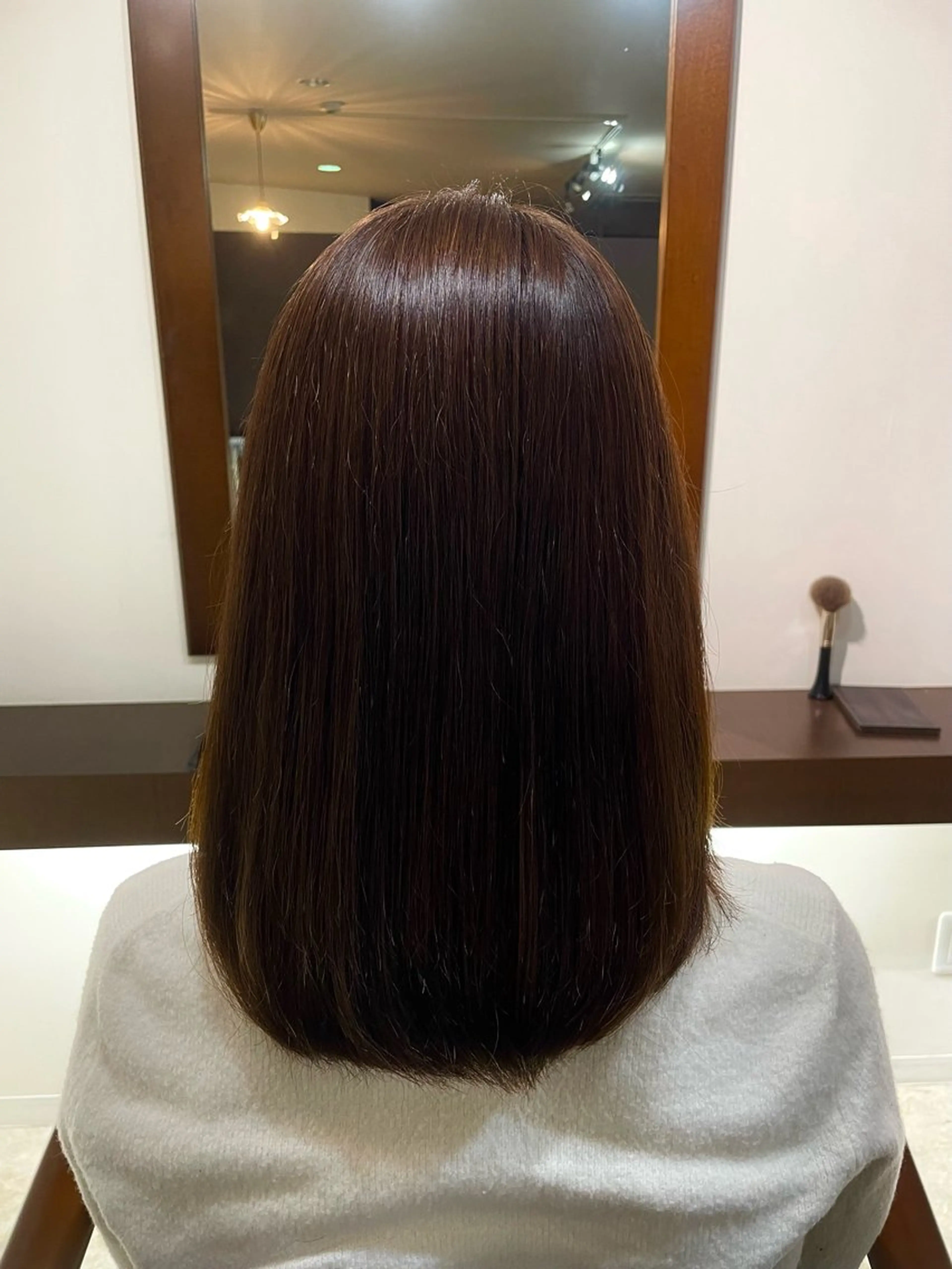 ミディアム 縮毛矯正 🩵内山 結衣🩵のヘアスタイル