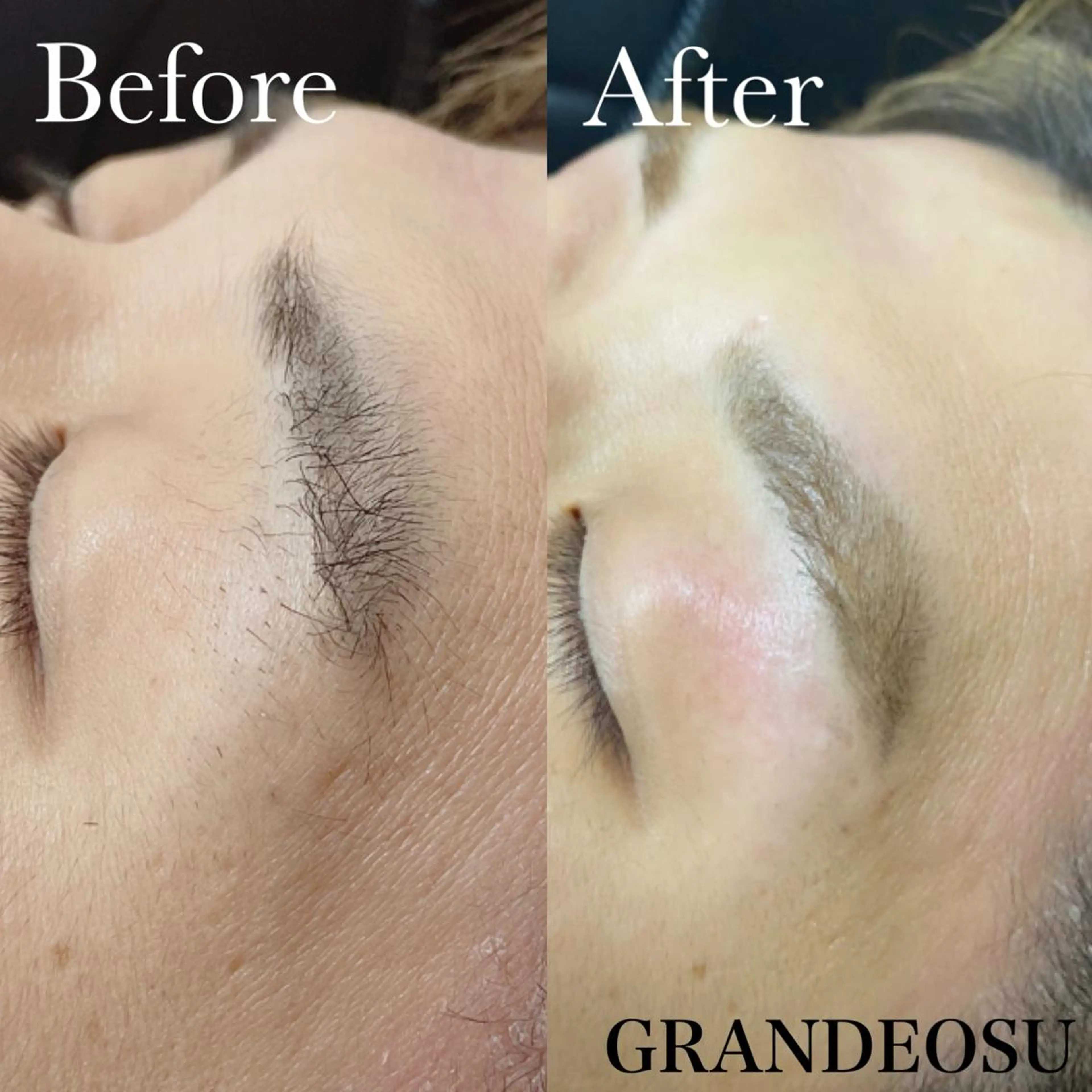 メンズ マツエク・マツパ ワックス脱毛 GRANDEcara 栄　manamiのマツエク・マツパデザイン