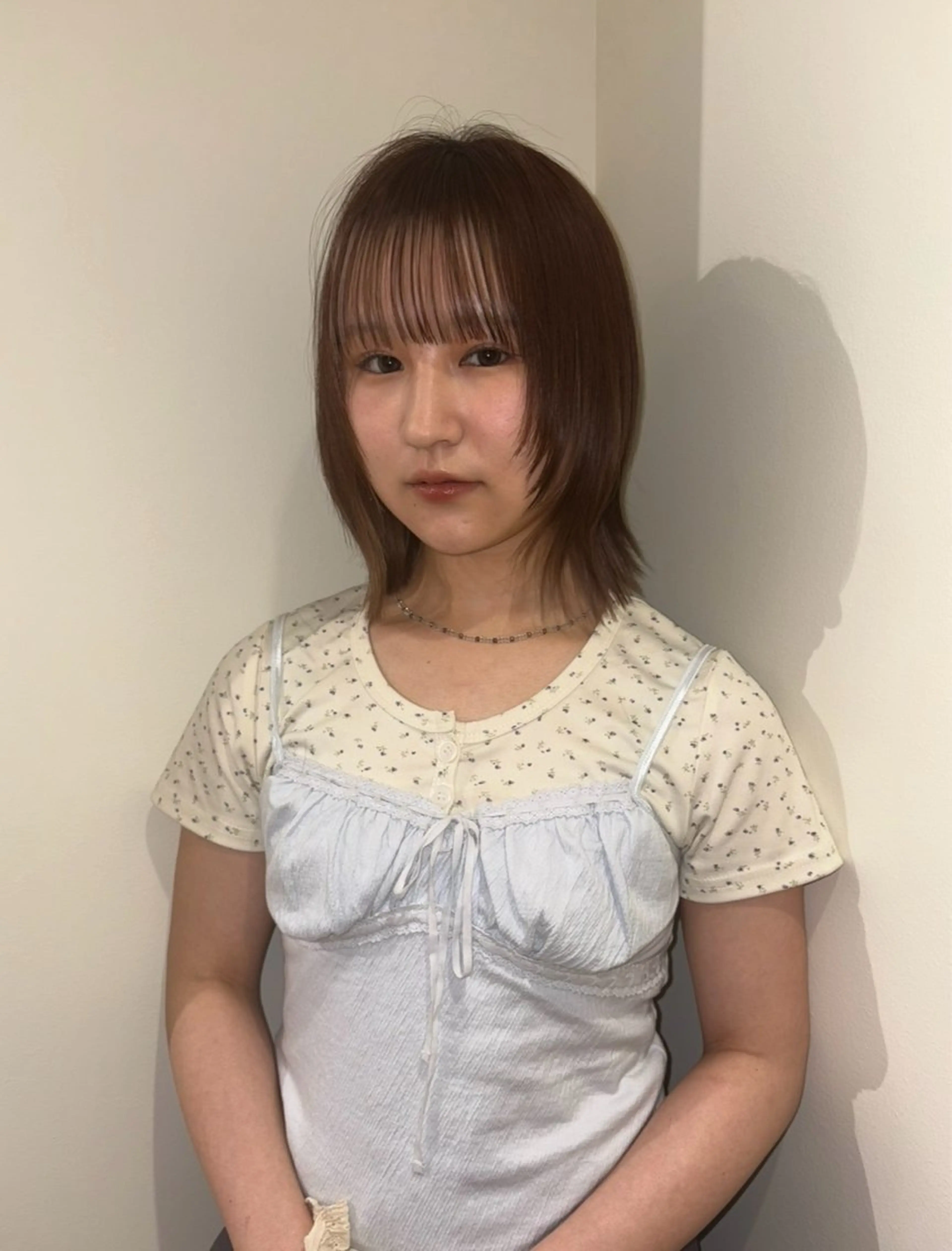 セミロング カット natsuki /HUI 金山のヘアスタイル