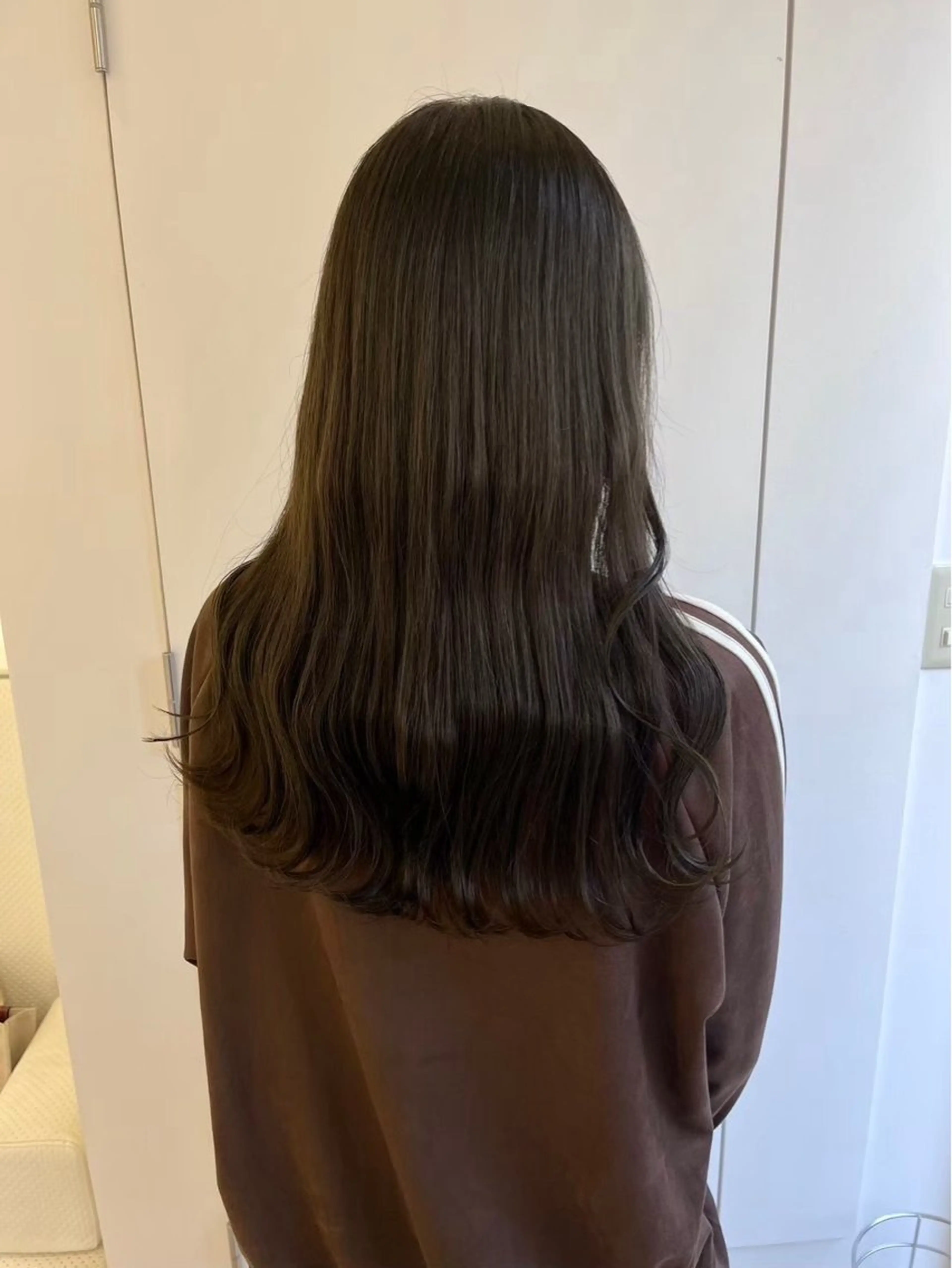 ロング カラー ParveMix 楠本結菜のヘアスタイル