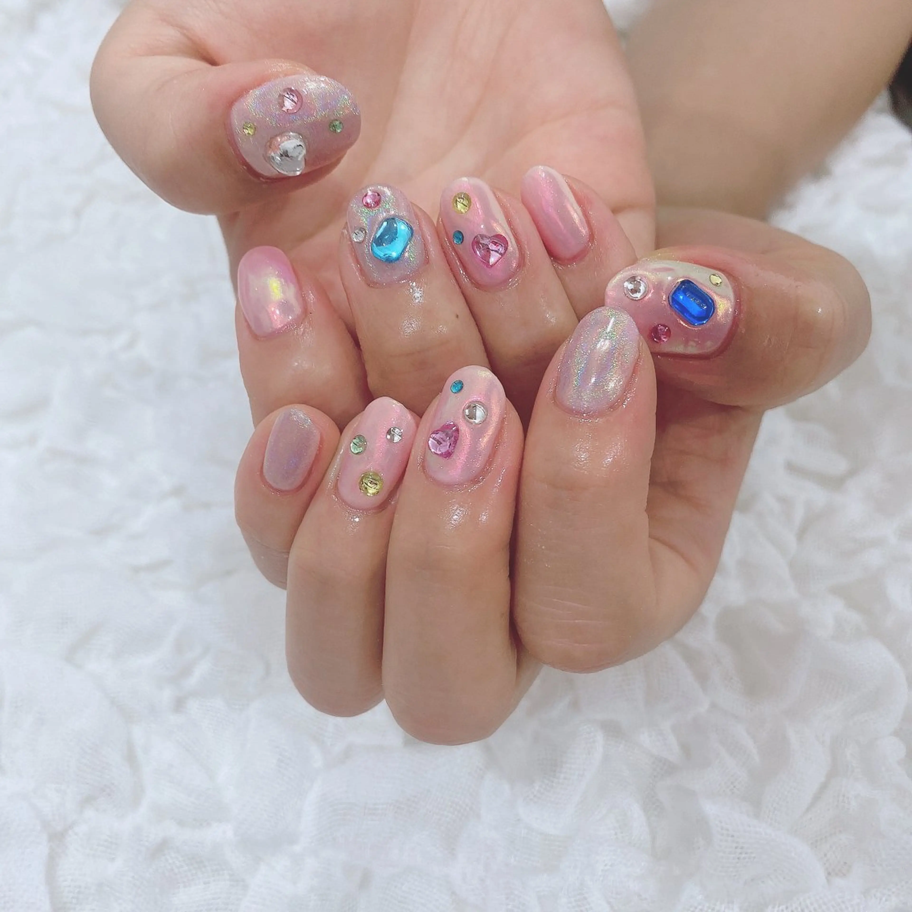 ネイル ミラーネイル ハンドネイル SOL NAILのネイルデザイン