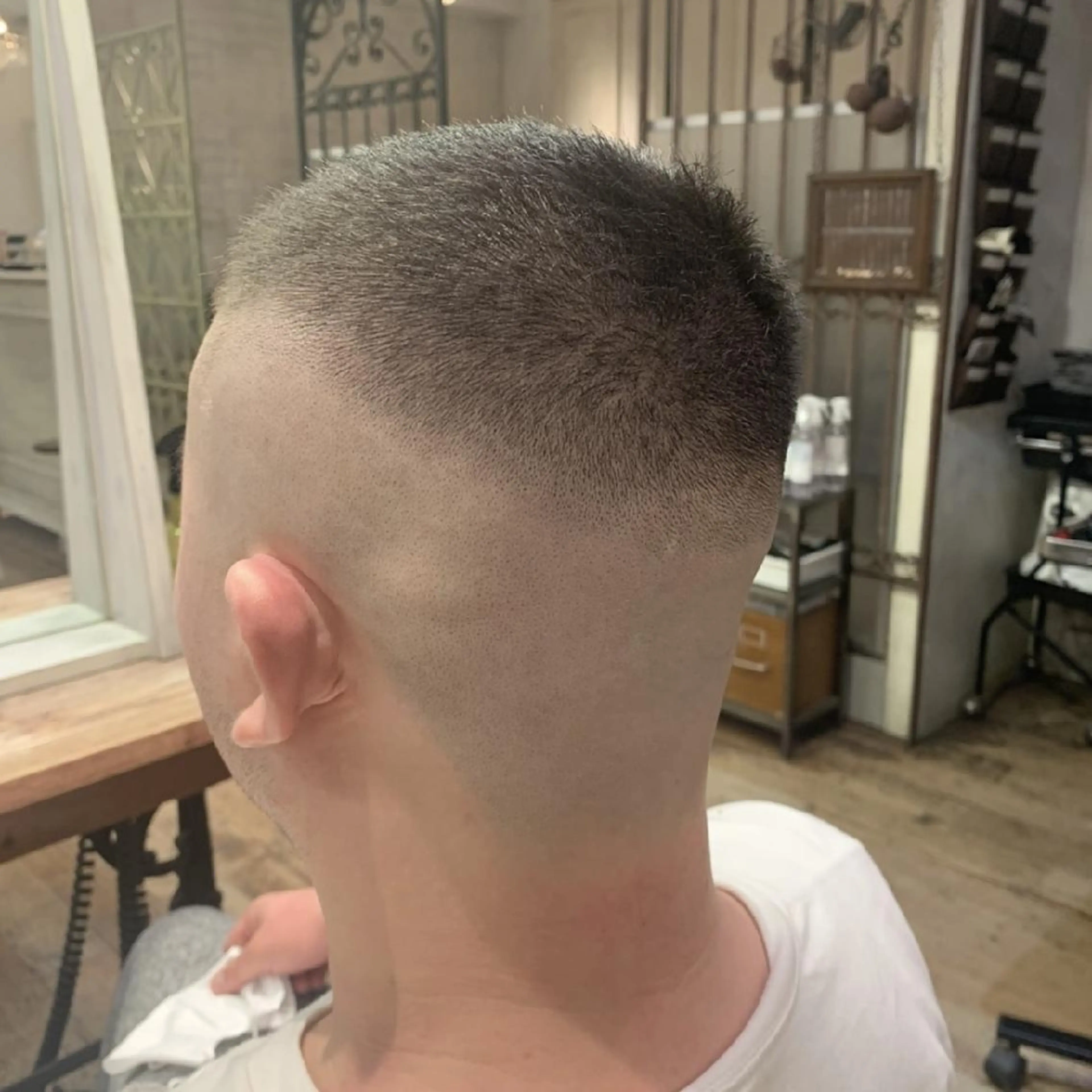 ショート メンズ フェードカット スキンフェード カット Hair make ONE  008所属・メンズ/フェード/ バーバー/盛山大地のヘアスタイル