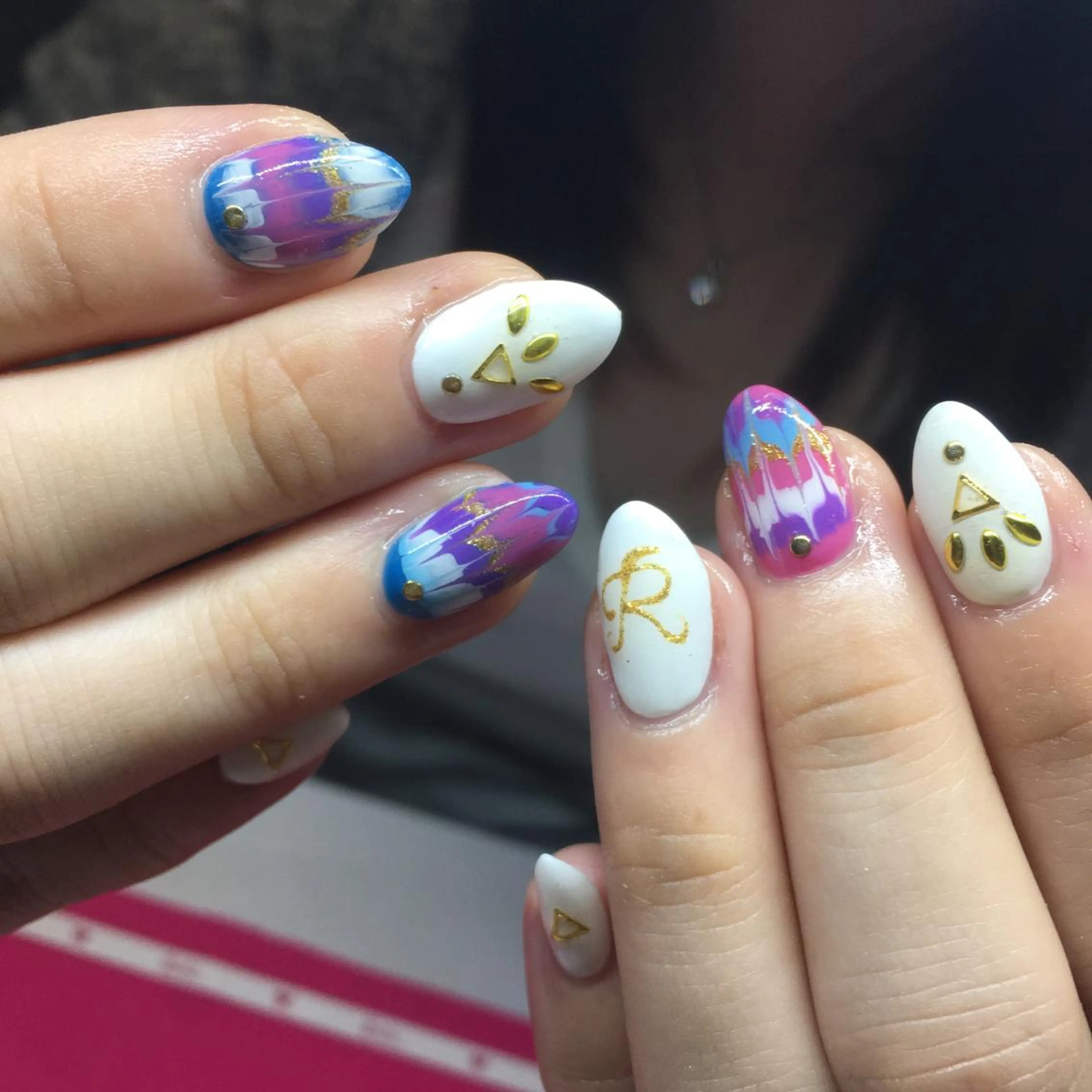 ネイル ピーコックネイル Nail Salon espritのネイルデザイン