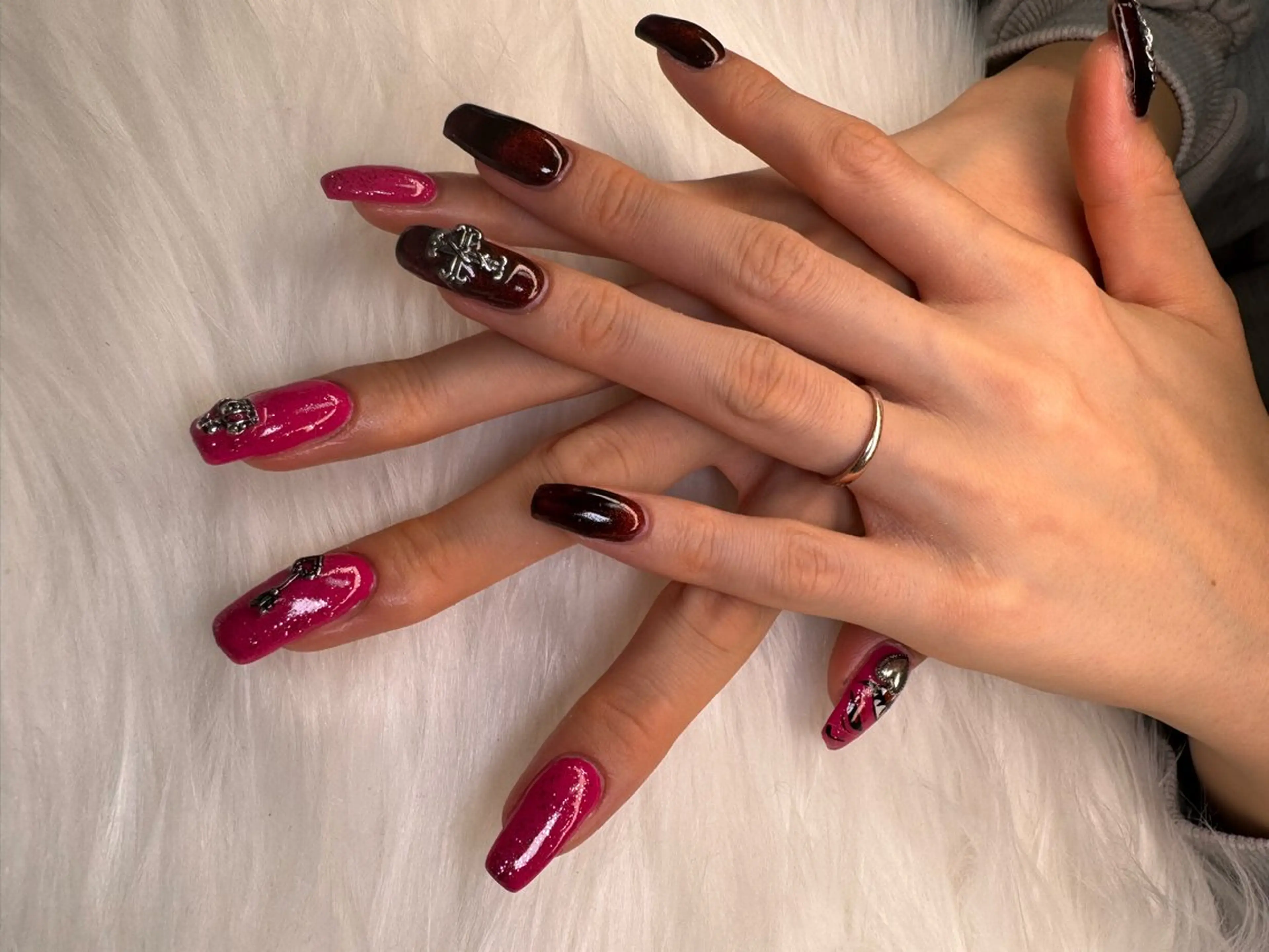 ネイル ハンドネイル YOUTH nails waxing所属・YOUTH natsumiのネイルデザイン