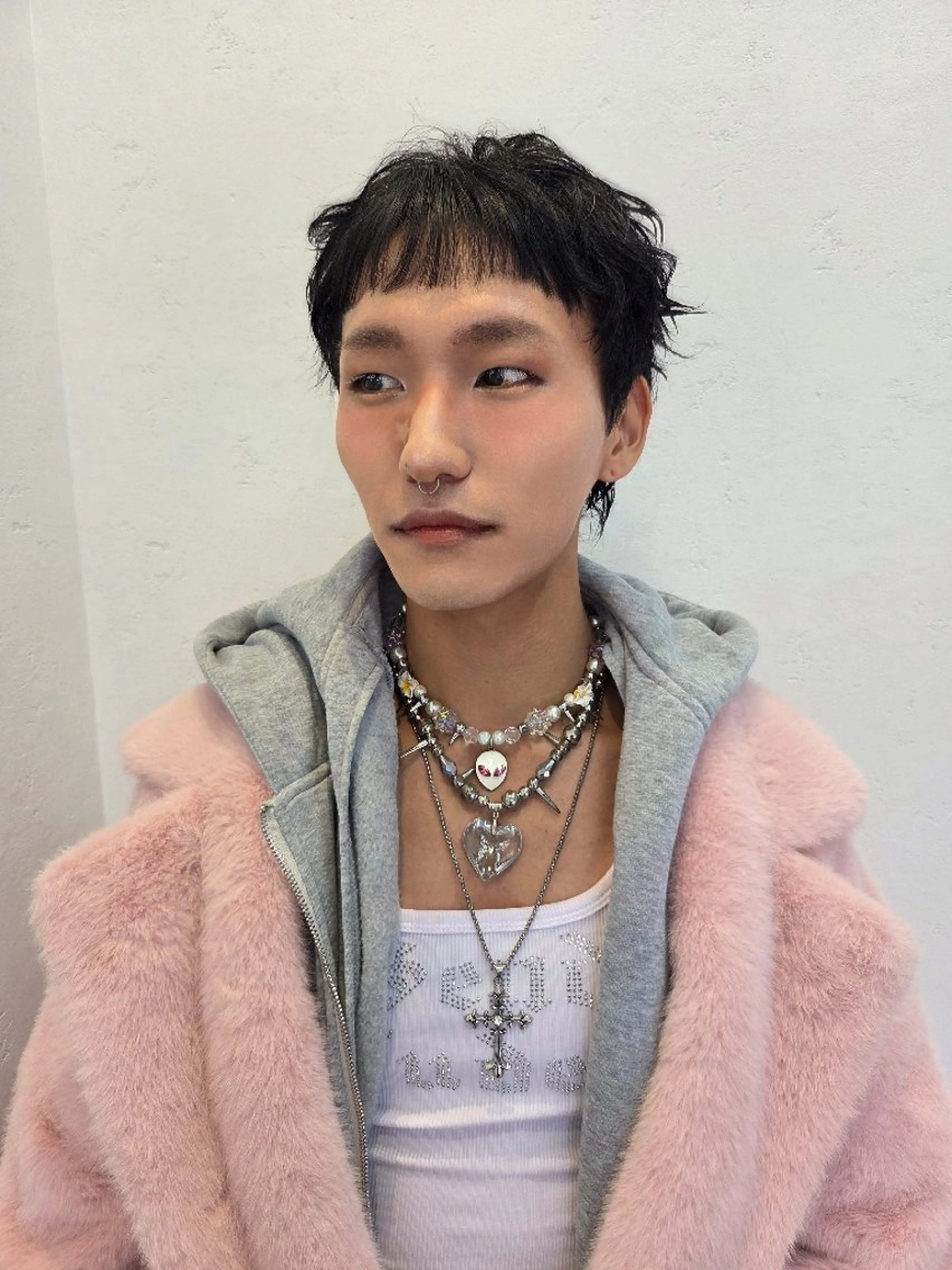 メンズ ヘアセット メンズ ヘアメイク  ハイトーン キャロのヘアスタイル