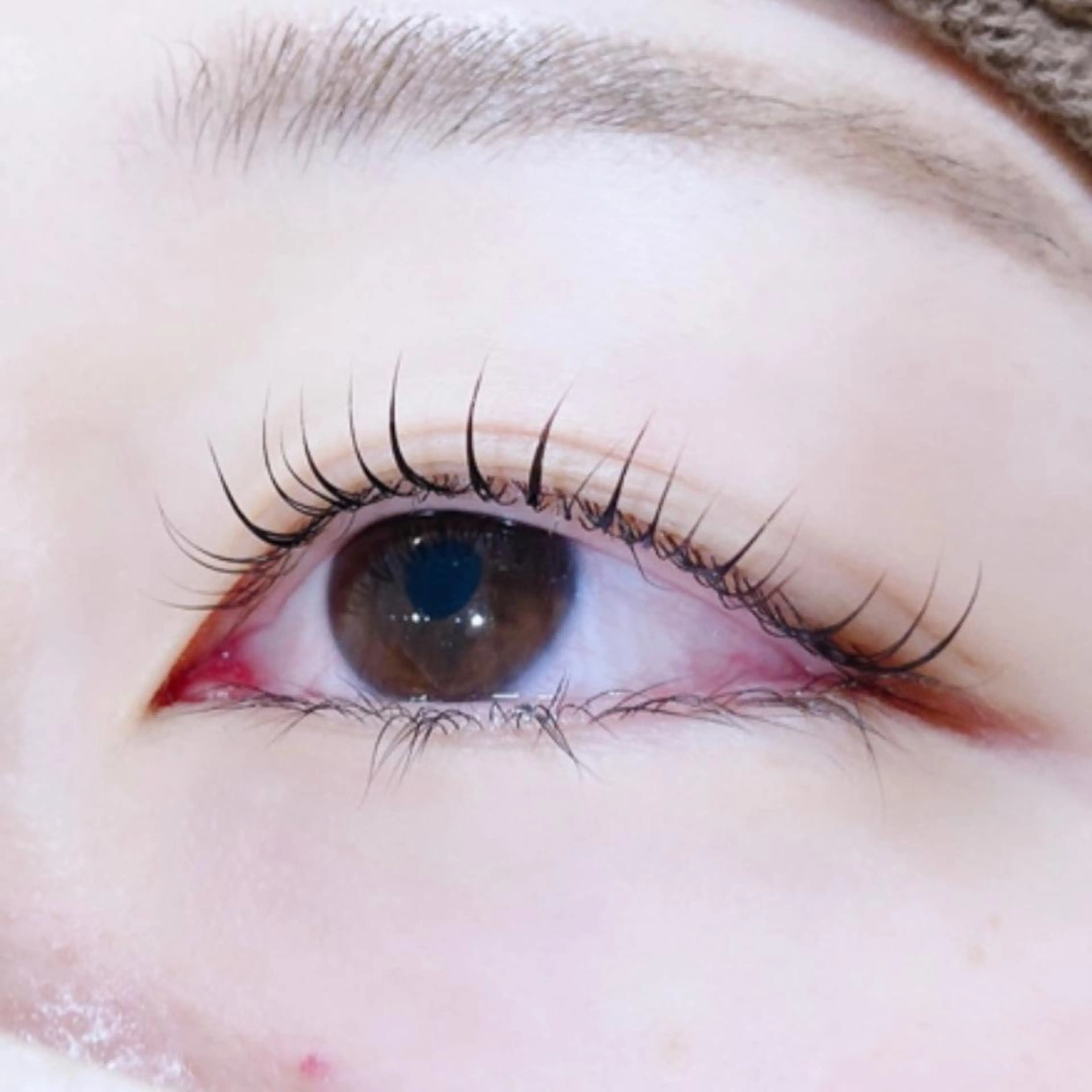 マツエク・マツパ 曲がる縮毛矯正 LIBER 岩名のヘアスタイル