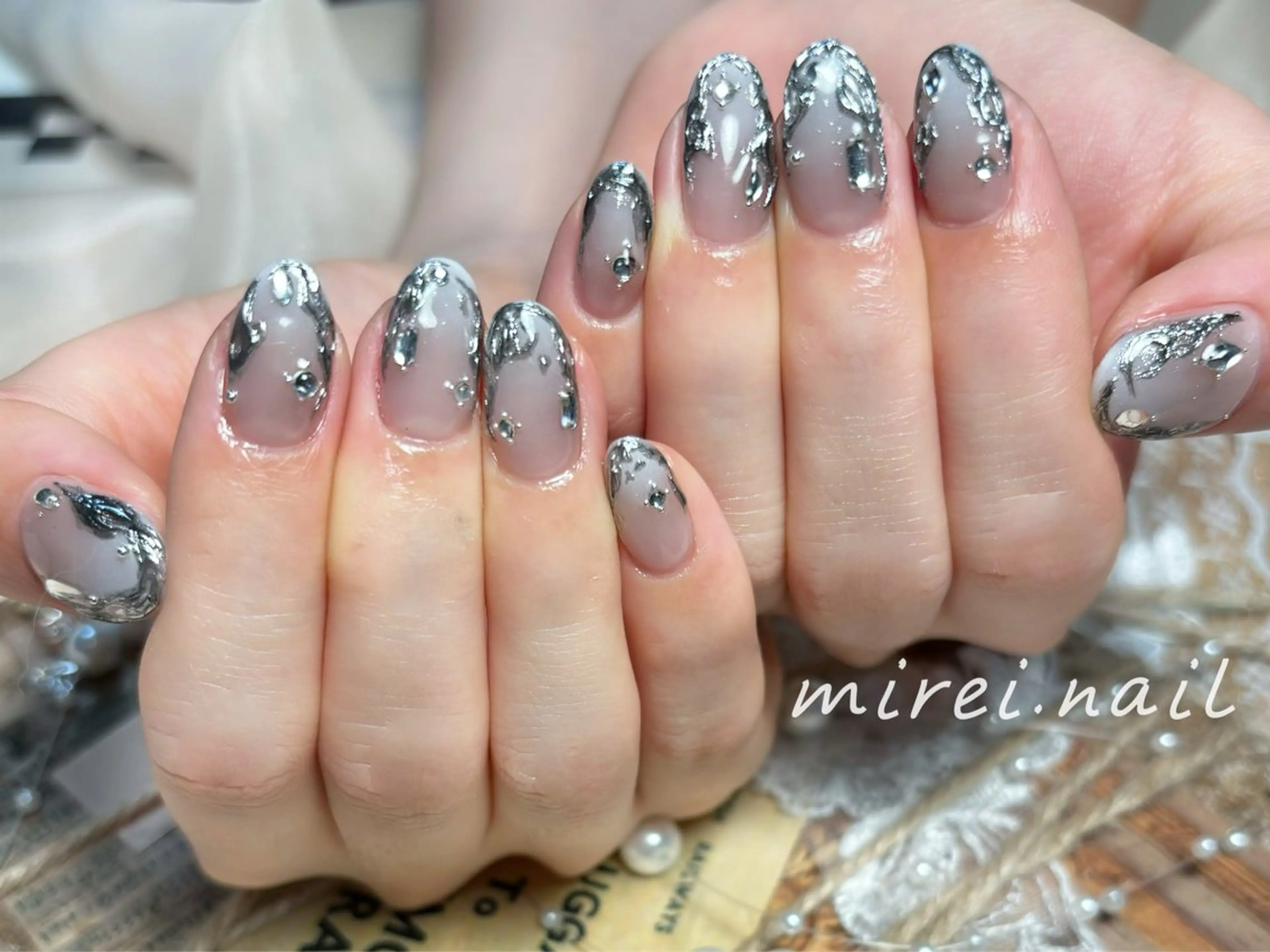 ネイル mirei‘nail所属・jade.vase ミレイのネイルデザイン