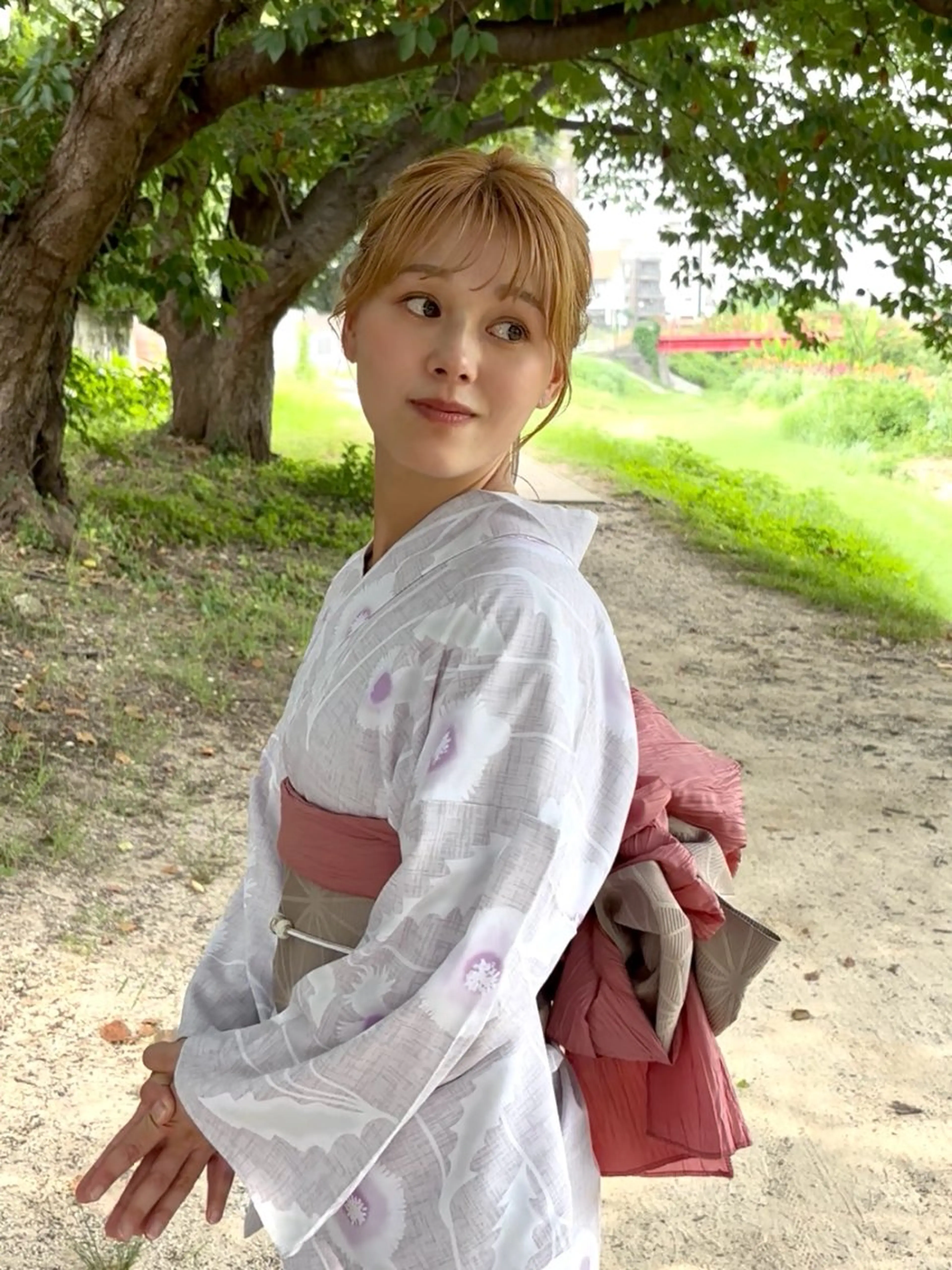 ミディアム ヘアアレンジ ボブ 浴衣 ヘアセット bright所属・miku ヘアセット/着付けのヘアスタイル