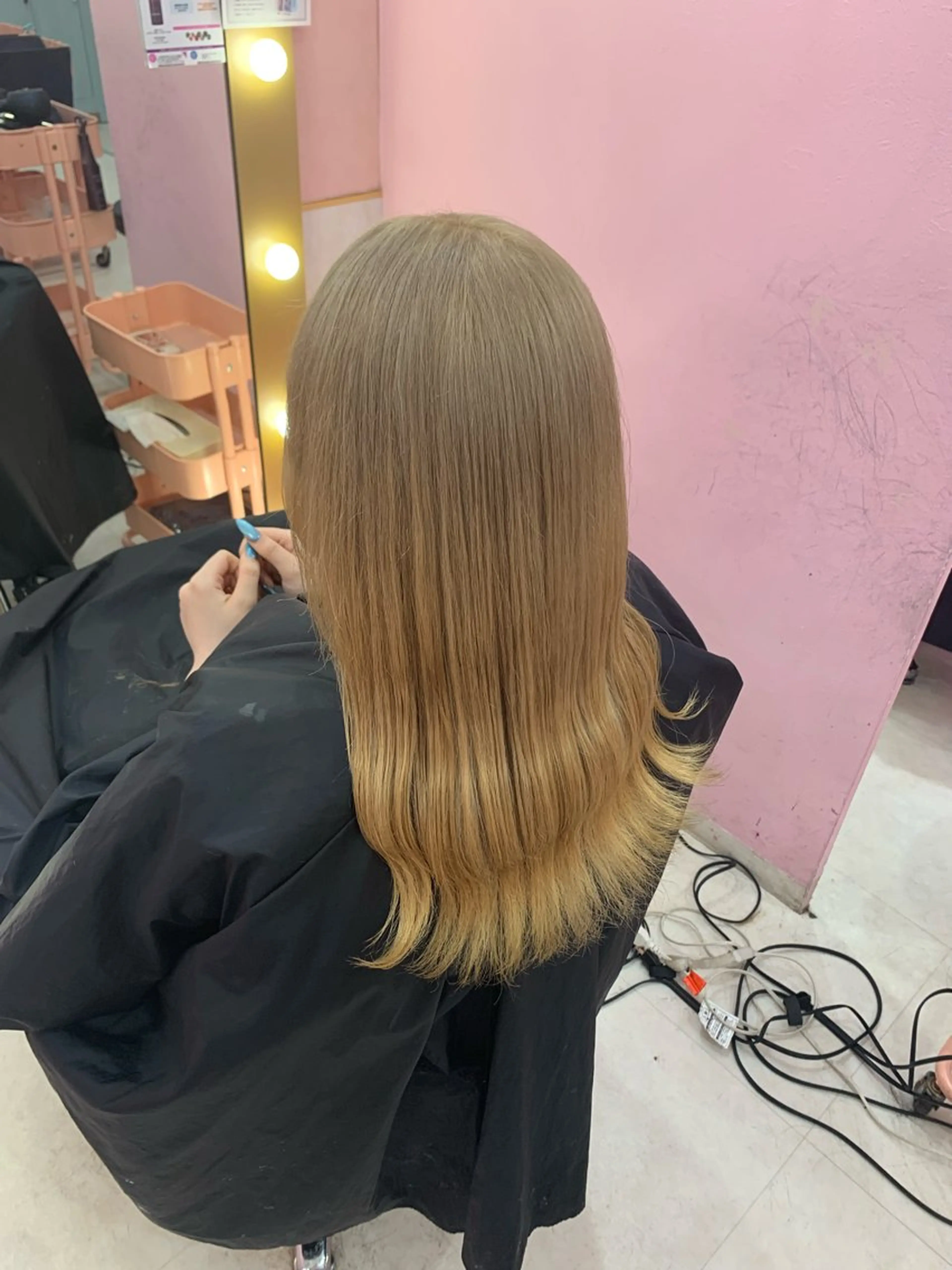 ロング カラー ヘアカラー トリートメント 甘ふわgirly🎀 ハイトーン🤍Ramのヘアスタイル