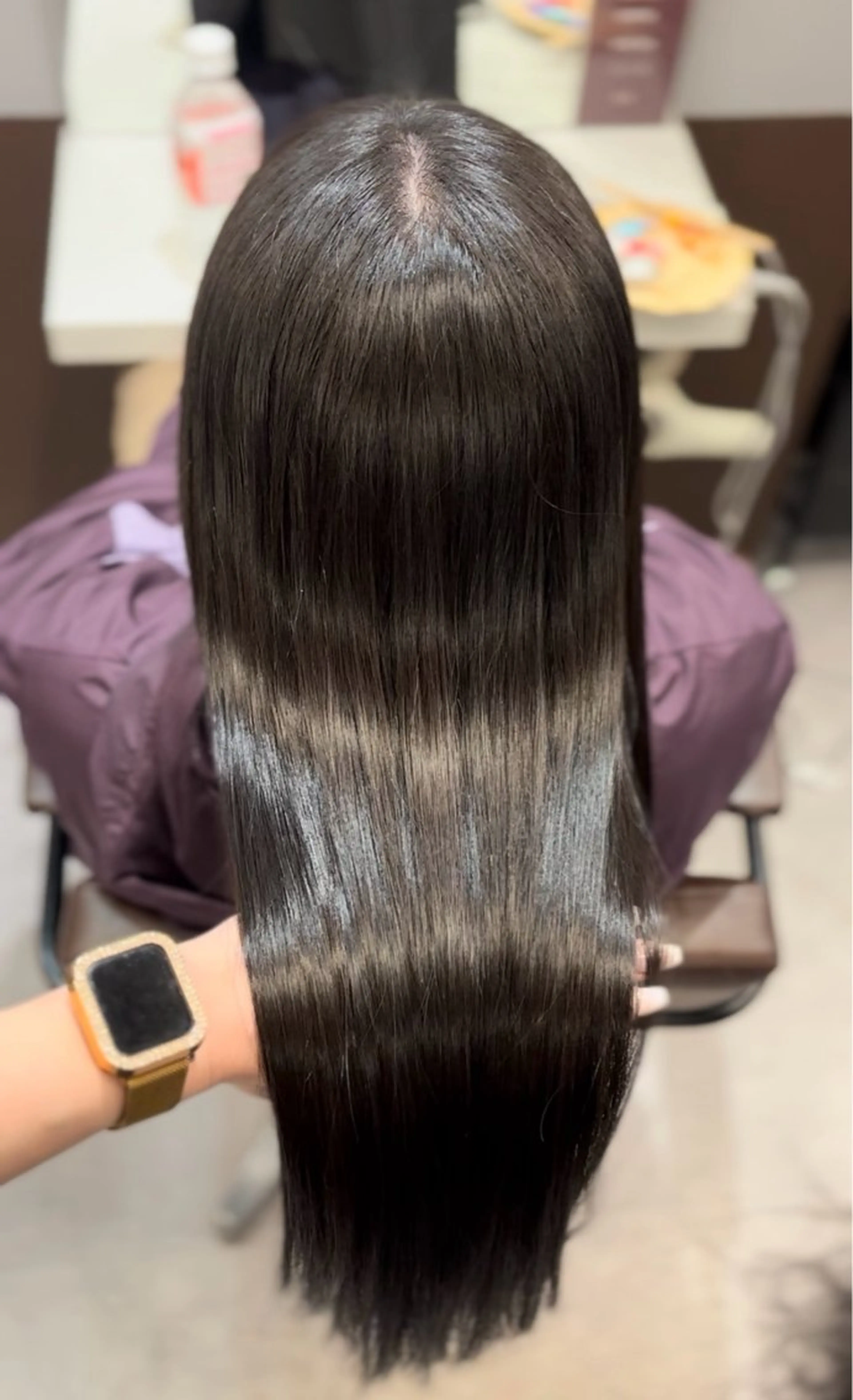 ロング カット ヘアカラー トリートメント 梅田/髪質改善× 艶カラー💎miyuのヘアスタイル