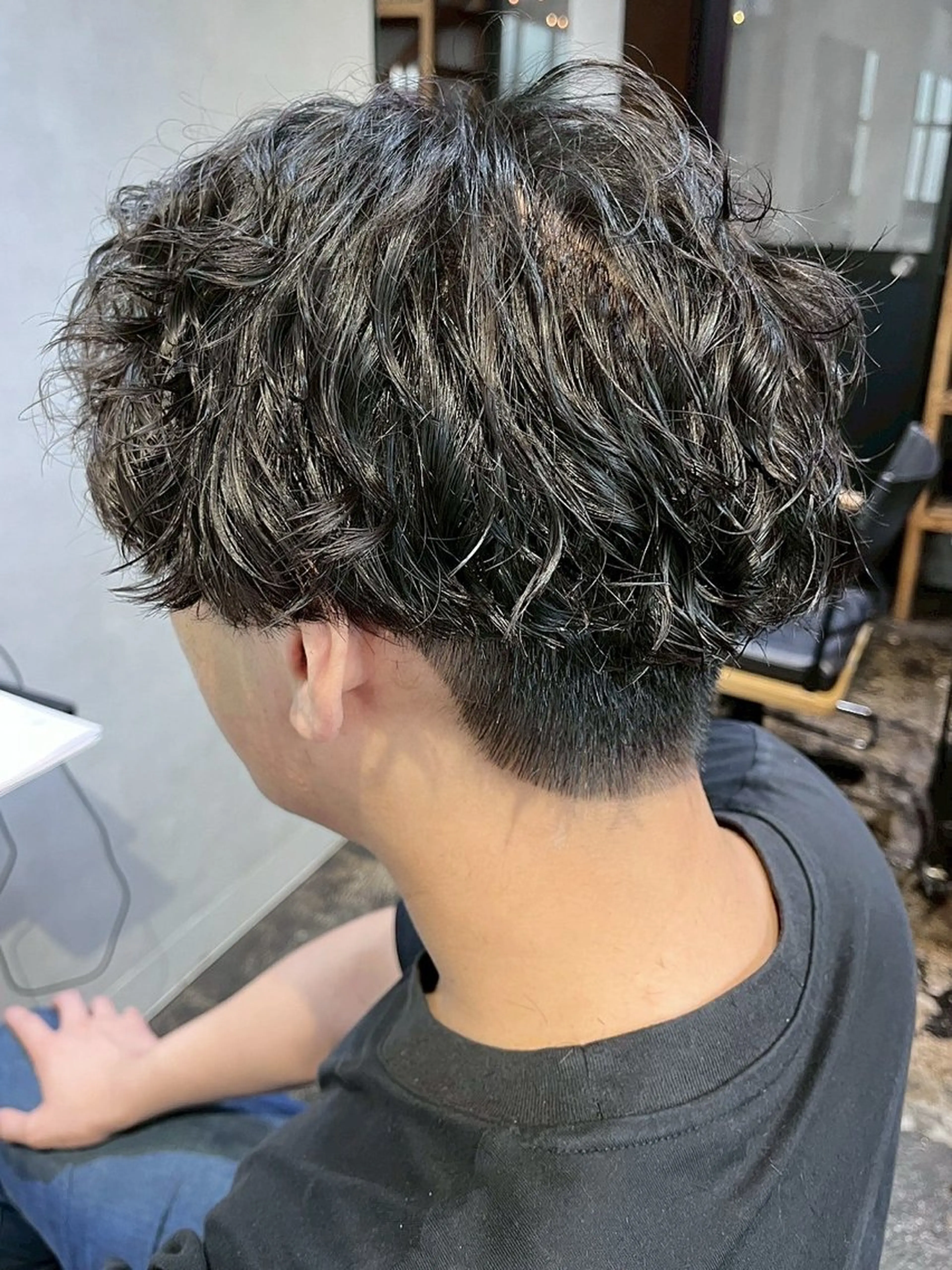 パーマ メンズ ハイトーン/韓国風/ 艶髪/吉祥寺のヘアスタイル