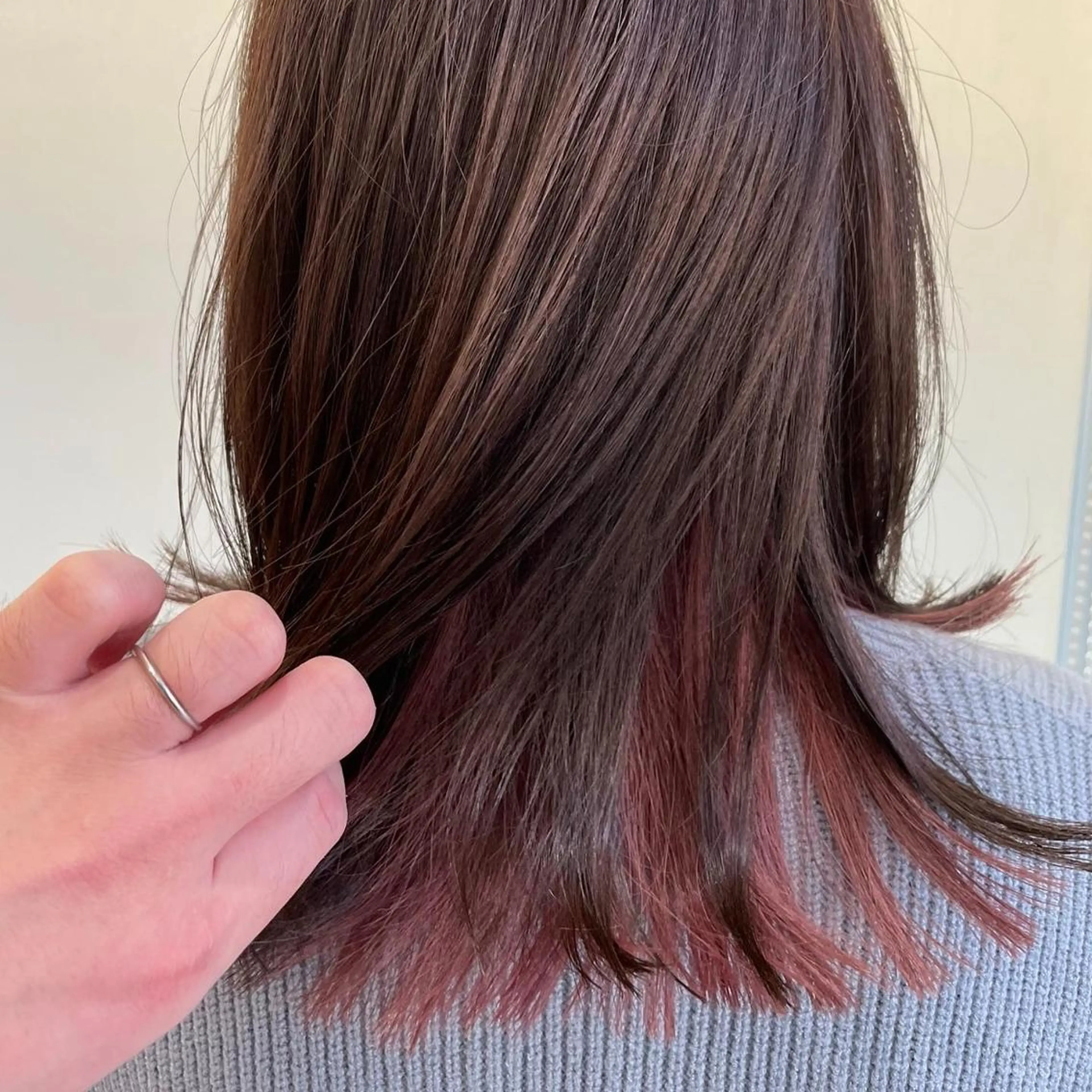 ショート カラー パーマ メンズ キッズ マツエク・マツパ 子どものヘアアレンジ メンズバレイヤージュ バレイヤージュ グラデーションカラー レイヤーカット sara 荒井店のヘアスタイル