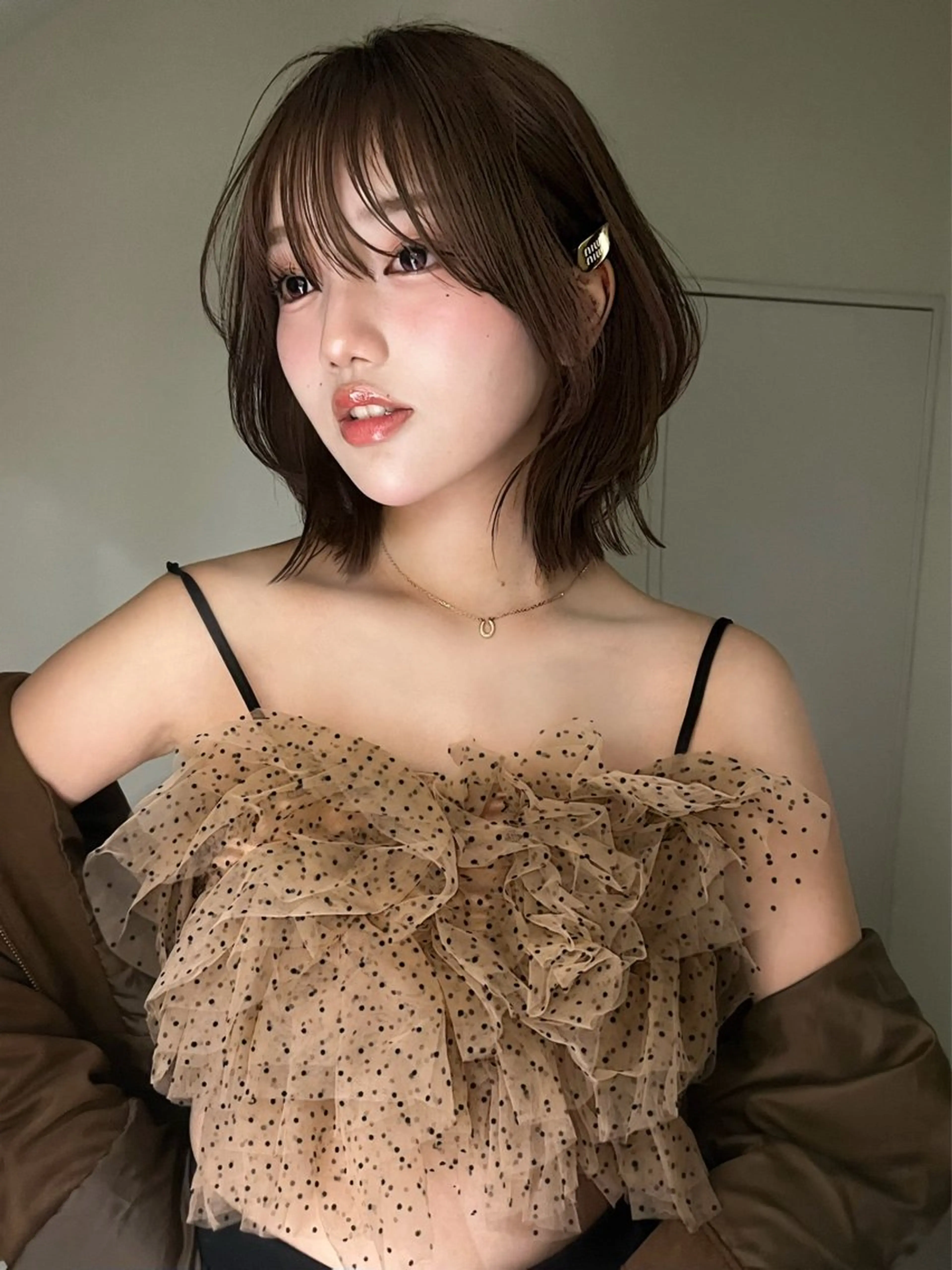 ショート カラー 小顔ボブ jilblanカホのヘアスタイル