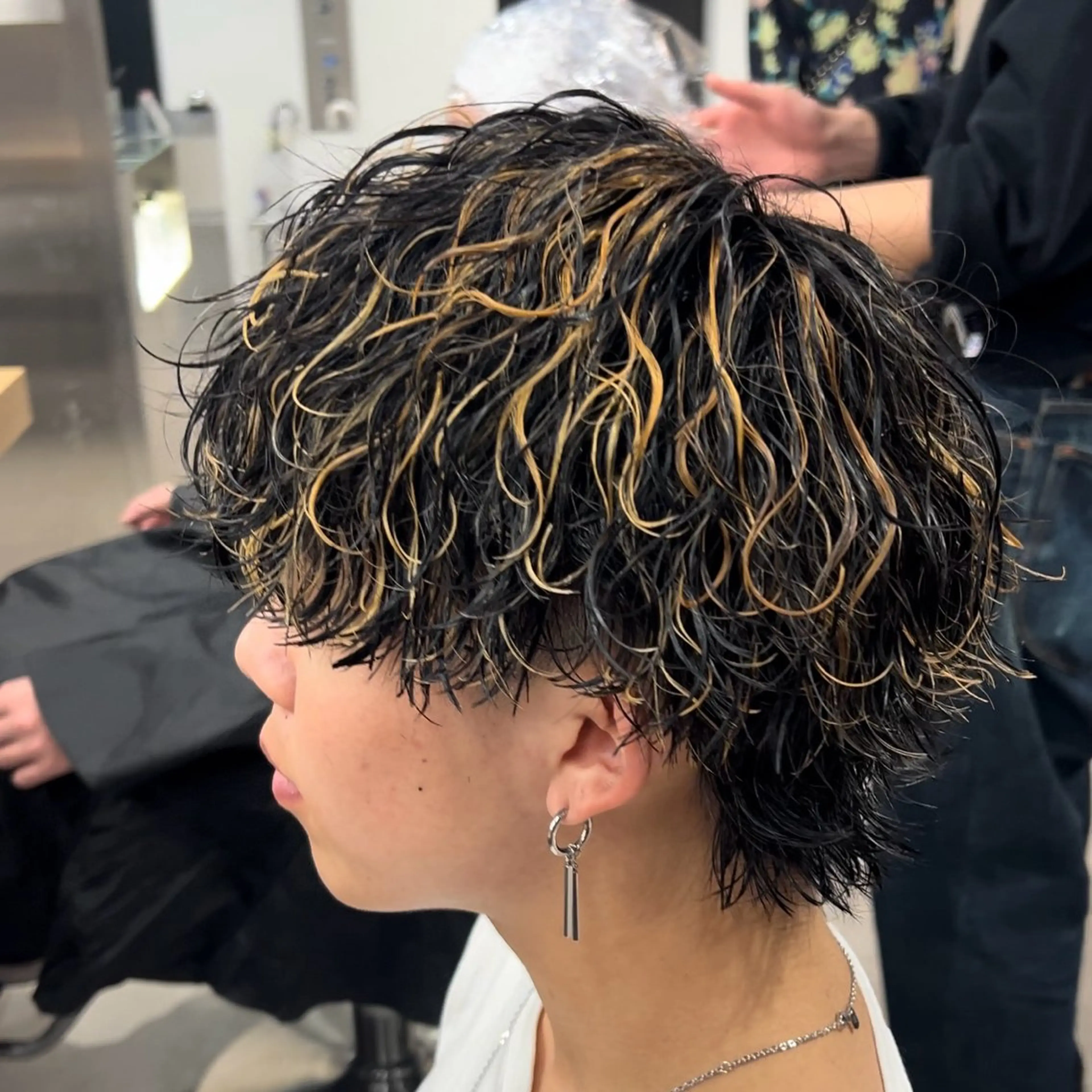 カラー パーマ メンズ カット ヘアカラー パーマ メンズパーマ全般/ 似合わせ/ジョウのヘアスタイル