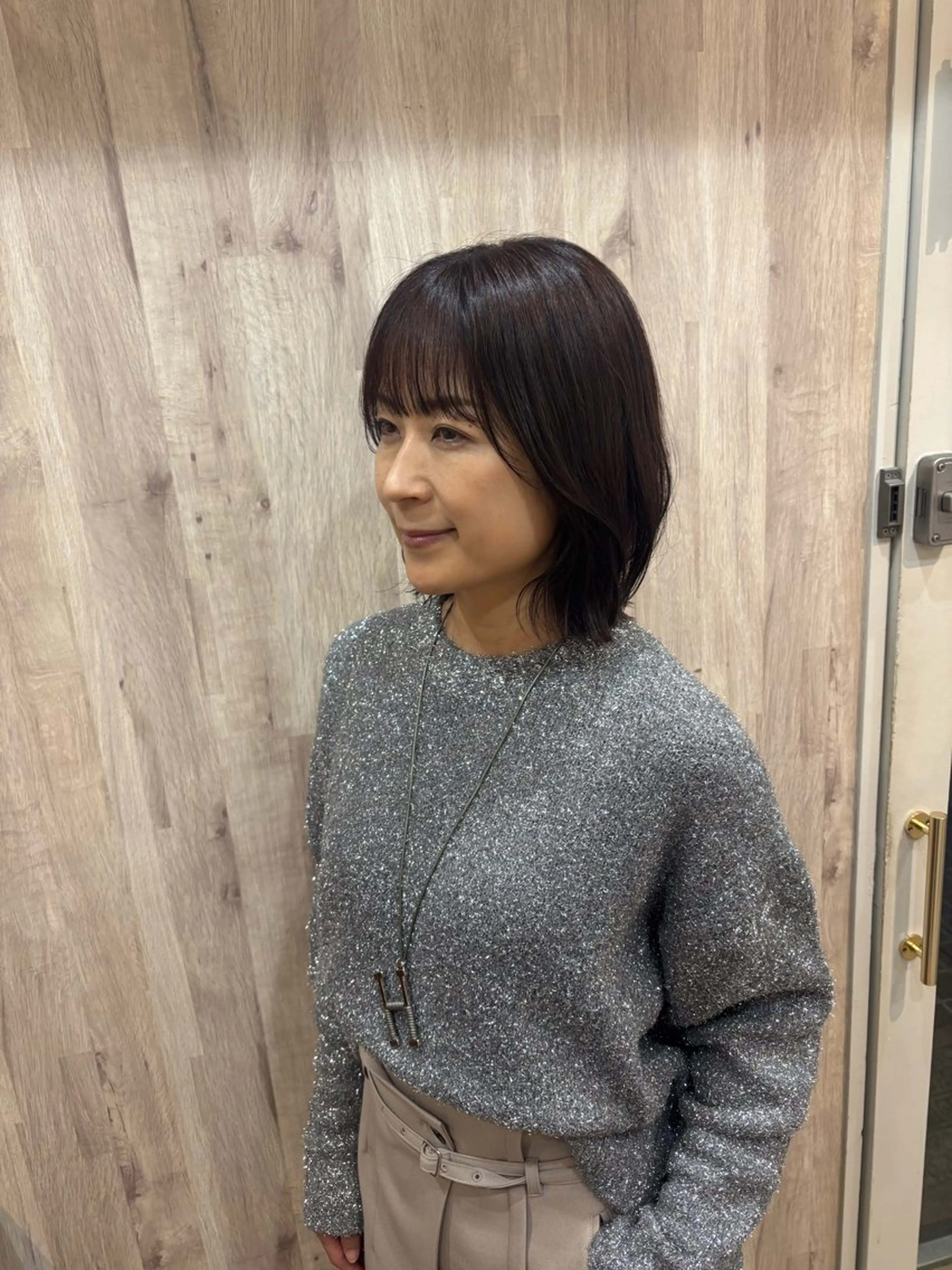 ミディアム 竹村 恵功代のヘアスタイル