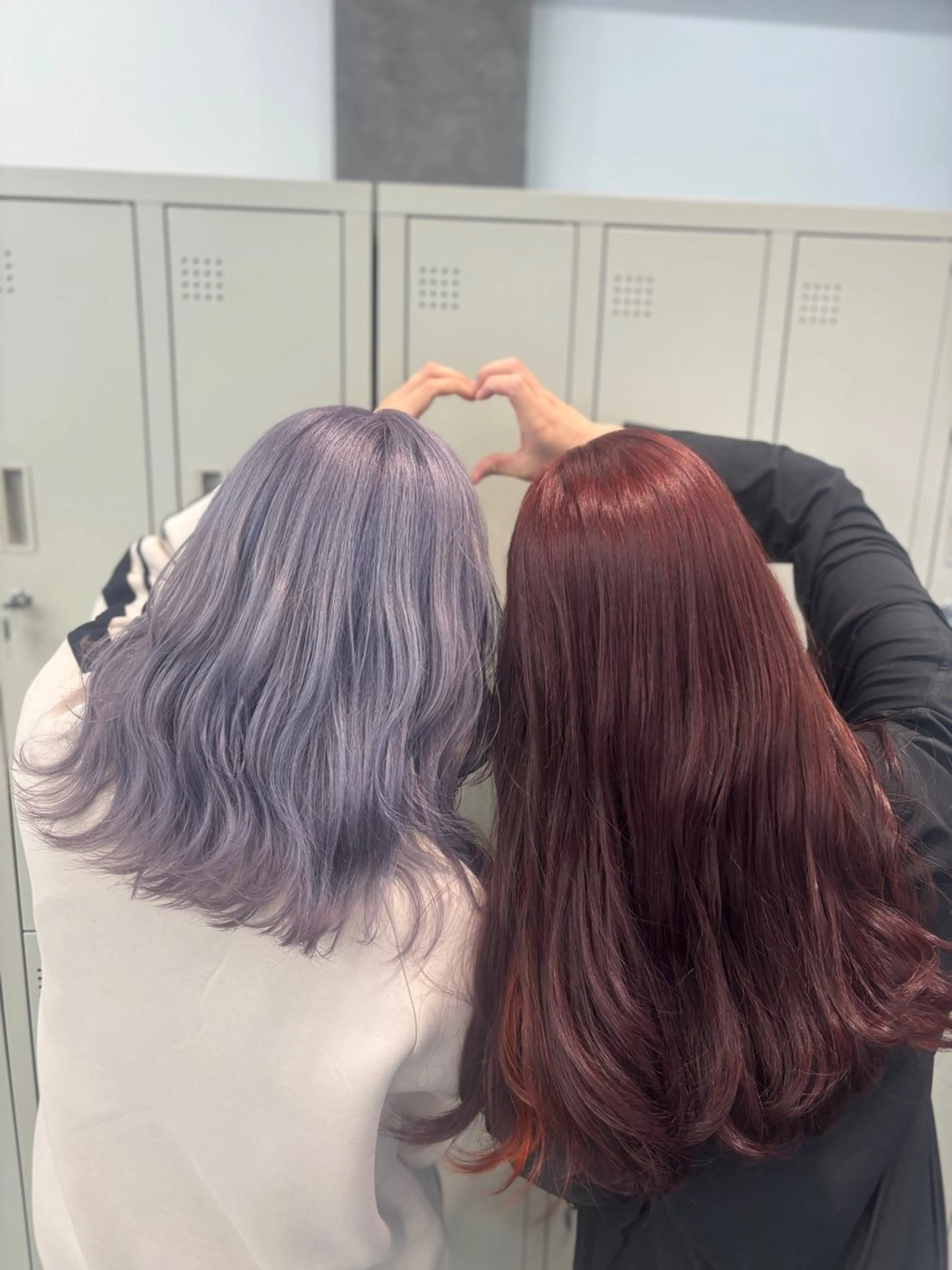 ロング カラー ヘアアレンジ ヘアカラー トリートメント ミルクティー/ピンク カラー/ みう🎀のヘアスタイル