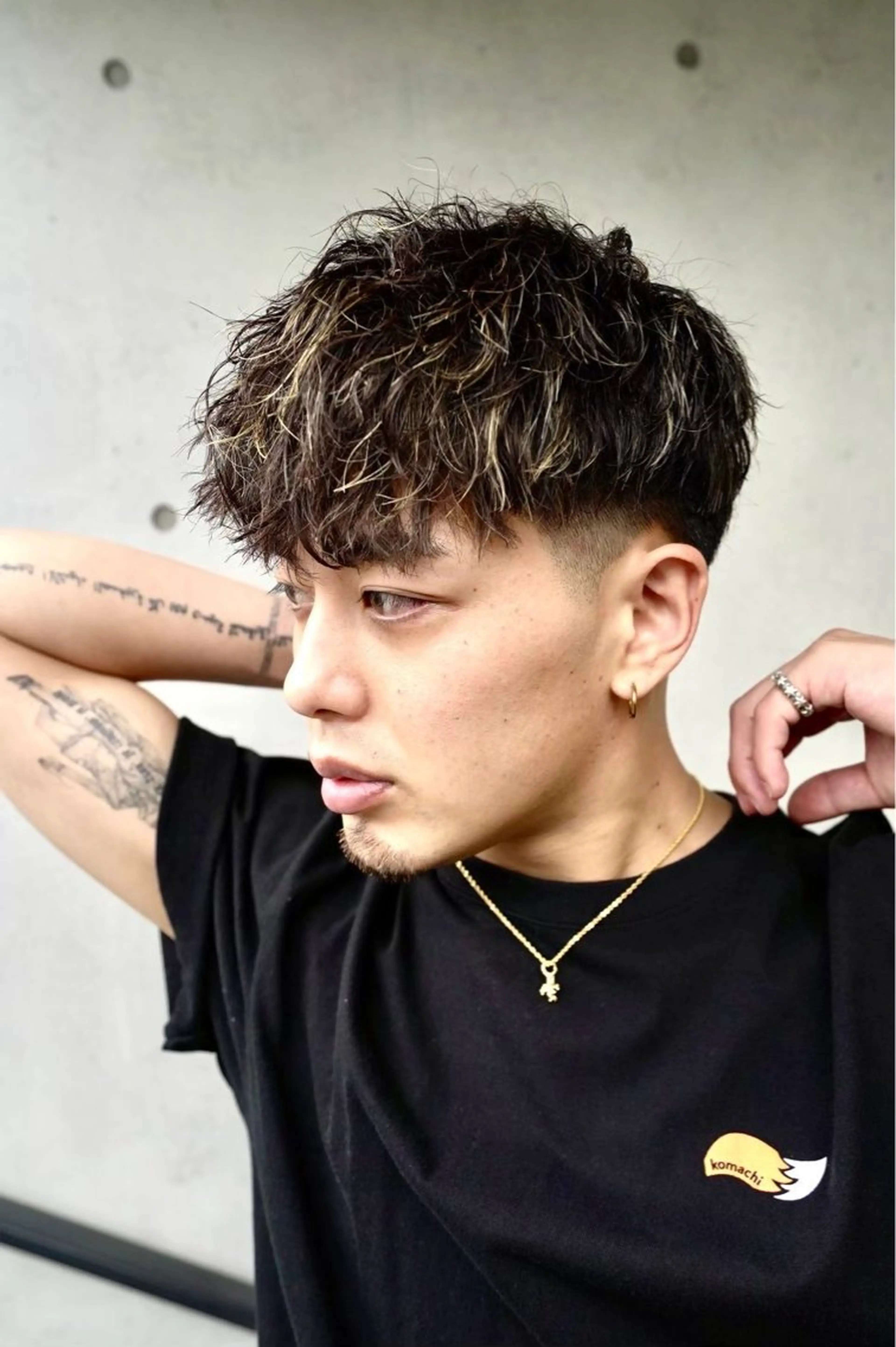 💎【平日限定★男の垢抜けコース】メンズカット＋パーマ＋トリートメント💎の写真