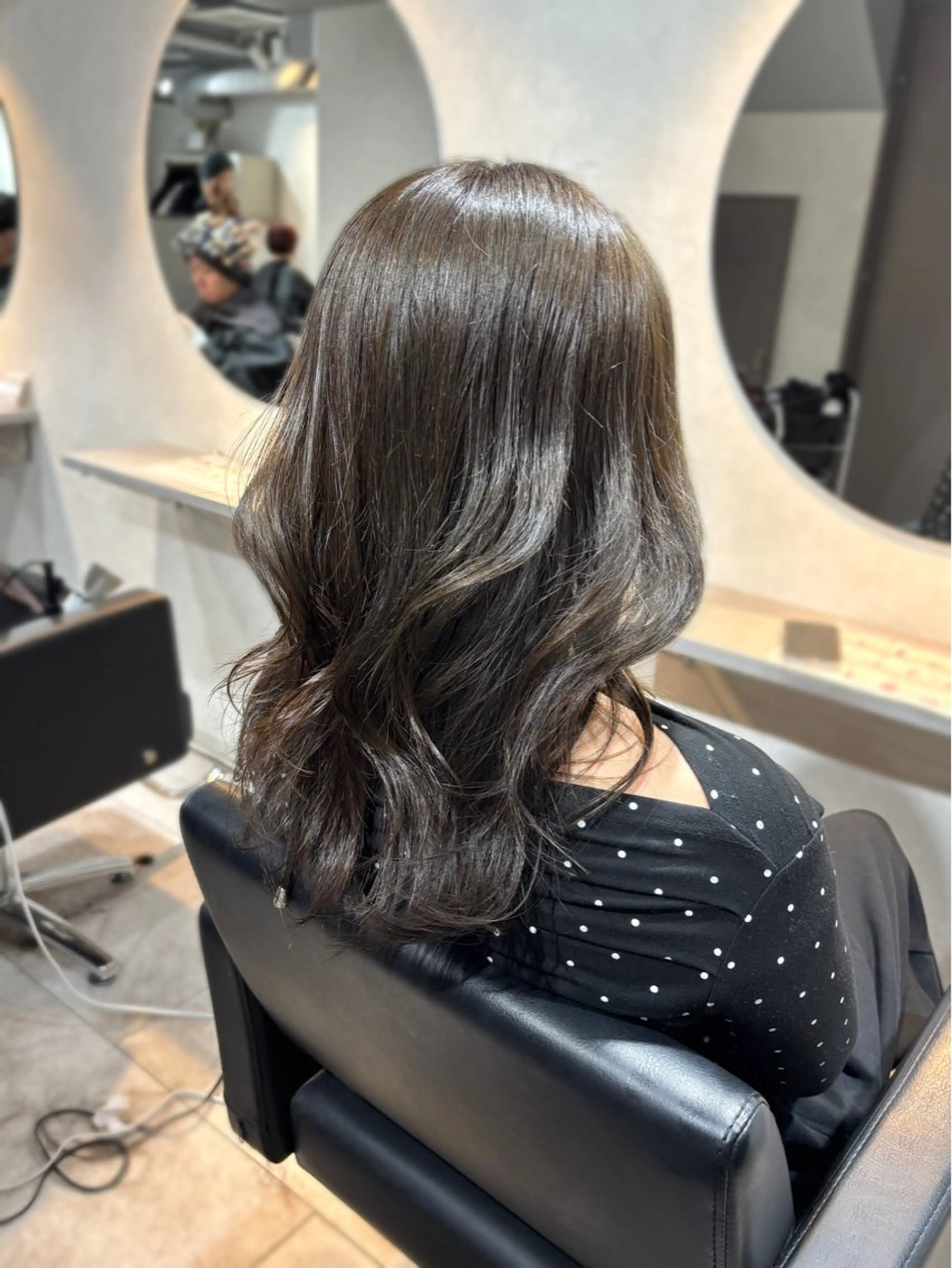 ロング lmu by if所属・程塚七海 /韓国風レイヤー🎀のヘアスタイル